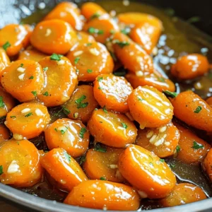 - 1 pound baby carrots (or regular carrots, peeled and sliced into sticks) - 3 tablespoons honey - 2 cloves garlic, minced - 2 tablespoons unsalted butter - 1 tablespoon soy sauce - Salt and pepper to taste - Fresh parsley, chopped (for garnish) Choose fresh baby carrots for a sweet and tender bite. If you use regular carrots, pick firm ones. Look for bright orange color with no soft spots. For honey, opt for pure or raw honey for the best flavor. Fresh garlic adds a strong taste, so avoid pre-minced options. Use unsalted butter to control the salt in the dish. For soy sauce, pick low-sodium to keep it balanced. If you can’t find baby carrots, regular carrots work well. Just peel and cut them into sticks. Maple syrup can replace honey if you want a vegan option. For a dairy-free recipe, use olive oil instead of butter. Tamari or coconut aminos can substitute soy sauce for a gluten-free option. Lastly, if you don’t have fresh parsley, try chives or cilantro for a fresh touch. 1. Start by melting the butter in a large skillet over medium heat. 2. Add minced garlic and sauté it for about 30 seconds. You want it fragrant, not brown. 3. Next, stir in honey and soy sauce. Mix well to create a delicious glaze. 4. Toss in the carrots, coating them fully in the honey-garlic mix. 5. Season with salt and pepper to taste. Then, reduce the heat to low. 6. Cover the skillet and let the carrots simmer for 10-15 minutes. Stir them occasionally. 7. When the carrots are tender, remove the lid. Increase the heat to medium-high. 8. Allow the glaze to thicken for 2-3 minutes while stirring. 9. Finally, remove from heat and sprinkle with fresh chopped parsley before serving. - Use fresh garlic for the best flavor. - Adjust the honey for sweetness. More honey makes it sweeter. - Simmer the carrots gently to let them soak in the glaze. - Don’t rush the thickening process. It’s key for a rich glaze. - Prep time is about 10 minutes. - Total cooking time takes around 25 minutes. - This dish serves 4 people. Enjoy it as a side dish with your favorite meals! When making honey garlic glazed carrots, it's easy to make mistakes. One common error is burning the garlic. Garlic cooks fast, so keep a close eye on it. If it turns brown, it can taste bitter. Another mistake is undercooking the carrots. They should be tender but not mushy. Check them often while they simmer. Finally, don’t skip the salt and pepper. They bring out the sweet flavor of the honey and the garlic. You can add more flavor to your carrots. Try a pinch of red pepper flakes for some heat. Fresh thyme or rosemary also works well with carrots. Add them when you toss the carrots in the glaze. If you love citrus, a splash of orange juice can brighten the dish. You can even add a dash of ginger for a zesty kick. These little tweaks can make a big difference. Serving is just as important as cooking. For a beautiful plate, use a white dish to show off the bright orange carrots. Scatter some fresh parsley on top for color. You can also add some toasted nuts, like walnuts or pecans, for crunch. Arrange the carrots in a fan shape for a fun look. A drizzle of extra glaze over the top adds a nice touch, too. Make your dish as pretty as it is tasty! {{image_2}} You can swap carrots for other veggies. Try baby potatoes, green beans, or parsnips. Each brings its own flavor. For example, parsnips have a sweet, nutty taste. Green beans add a nice crunch. Just keep the cooking time in mind. Some vegetables may cook faster than others. Want to cut back on sugar? Use less honey in your glaze. You can replace honey with maple syrup for a lighter touch. Another option is to use a sugar substitute. This way, you keep the sweet taste without extra calories. Additionally, try adding a splash of lemon juice for freshness without the sugar. Change the flavor with simple tweaks. For an Asian twist, add sesame oil or ginger. If you want a Mediterranean flair, use olive oil and add thyme. For a spicy kick, mix in a dash of chili flakes. These small changes can make your dish unique. Explore different flavors and find your favorite! To store your honey garlic glazed carrots, let them cool first. Use an airtight container to keep them fresh. You can keep them in the fridge for up to three days. Just remember to label the container with the date. This way, you won't forget when you made them. You can freeze these carrots if you want to save them for later. First, let them cool. Then, place them in a freezer-safe bag. Make sure to remove as much air as possible before sealing. These carrots can last up to three months in the freezer. When you are ready to eat them, just thaw them overnight in the fridge. Reheat your honey garlic glazed carrots gently. You can use a skillet on low heat. Add a splash of water to help steam them and keep them moist. Stir the carrots often to warm them evenly. You can also microwave them in a covered bowl. Heat in short bursts to avoid overcooking. Enjoy your tasty leftovers! Yes, you can. Cook the carrots and let them cool. Store them in an airtight container. Keep them in the fridge for up to three days. When ready to eat, just reheat them in a skillet. This will keep the glaze nice and sticky. These carrots pair well with many meals. Try them with roasted chicken or grilled steak. They also work great with fish like salmon. For a vegetarian option, serve them with quinoa or rice. The sweet and savory flavors complement these dishes nicely. To simplify, use pre-cut baby carrots. This saves time on peeling and cutting. You can skip the simmering step too. Just cook the carrots in the honey-garlic glaze for about 5-7 minutes. This quick method still gives you great flavor without the wait. This article covered the key ingredients and step-by-step instructions for making Honey Garlic Glazed Carrots. I shared tips to avoid common mistakes and enhance flavors. You learned how to store, freeze, and reheat leftovers effectively. Don’t forget to try different vegetables and healthy swaps for variety. Always have fun experimenting with this dish! With these insights, you can create a delicious meal that impresses. Enjoy your cooking and the tasty rewards it brings!