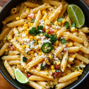 - 8 oz. penne pasta - 2 cups corn kernels (fresh or frozen) - 1 red bell pepper, diced - 1 jalapeño, minced (optional) - 3 cloves garlic, minced - 1 teaspoon smoked paprika - 1 teaspoon chili powder - 4 cups vegetable broth - 1 cup Cotija cheese, crumbled - 1/4 cup fresh cilantro, chopped - Juice of 1 lime - Salt and pepper to taste - Lime wedges for serving This dish is full of flavors. You need good ingredients for a great meal. Start with penne pasta. It holds sauce well and cooks quickly. Next, corn brings sweetness. You can use fresh corn or frozen. Both taste great! Add a diced red bell pepper for a nice crunch. If you like heat, toss in a minced jalapeño. It gives a nice kick but is optional. For flavor, garlic is key. Use three cloves, minced. Smoked paprika adds depth. It gives a nice smoky taste. Chili powder adds warmth. You can adjust these spices to fit your taste. Next, you need broth. Four cups of vegetable broth keeps it light and fresh. This helps the pasta cook and infuses flavor. Now, let’s talk toppings. Crumbled Cotija cheese adds a salty flavor. Fresh cilantro makes it bright. Don’t forget lime juice! It adds a zesty finish. Salt and pepper will enhance all these flavors. Serve lime wedges on the side for extra zing. This mix of fresh and bold ingredients makes Street Corn One-Pot Pasta a delight. It’s quick, easy, and packed with taste! First, we need to sauté the vegetables. Heat one tablespoon of olive oil in a large pot over medium heat. Add two cups of corn kernels, one diced red bell pepper, and one minced jalapeño if you like spice. Cook them for about five minutes. You want the veggies to soften and mix well. Next, add three cloves of minced garlic, one teaspoon of smoked paprika, and one teaspoon of chili powder to the pot. Stir these for one minute until you can smell the spices. This step builds a great flavor base for your pasta. Now, it’s time to add the pasta. Stir in eight ounces of penne pasta, then pour in four cups of vegetable broth. Mix it well and bring the mixture to a boil. Once it starts to boil, reduce the heat to low. Cover the pot, and let it simmer for 12 to 15 minutes. Stir the pasta every few minutes. This helps it cook evenly and prevents sticking. Keep an eye on the pasta to make sure it cooks to al dente. You want it firm but not hard. After the pasta is cooked, take the pot off the heat. Now it’s time for the best part! Stir in one cup of crumbled Cotija cheese, a quarter cup of chopped fresh cilantro, and the juice of one lime. Season with salt and pepper to taste. Let it sit for a minute. This helps the cheese melt and the flavors blend together. For presentation, serve the pasta in bowls. Garnish with extra Cotija cheese, more chopped cilantro, and lime wedges. This adds a fresh and bright touch to your dish. Enjoy your Street Corn One-Pot Pasta! To prevent pasta from sticking, stir it well during cooking. Add a splash of olive oil while it simmers. This keeps it loose and helps it cook evenly. You can also stir the pasta every few minutes. This keeps the pasta from clumping together. Adjusting seasoning is key for great flavor. Start with salt and pepper when you add the broth. Taste as you go. If it needs more spice, add more chili powder or smoked paprika. A squeeze of lime juice can brighten up the dish too. Cotija cheese adds a salty kick. If you can’t find it, try feta cheese. Parmesan can also work but has a different taste. These substitutes can still give you a creamy texture. For broth, vegetable broth is great for a plant-based dish. You can also use chicken broth for added flavor. Both options give the pasta a rich base. Choose what fits your meal best. Pair Street Corn One-Pot Pasta with a fresh salad or grilled vegetables. These sides add crunch and balance to the meal. You can also serve it with tortilla chips for a fun twist. Store leftovers in an airtight container. It will keep in the fridge for up to three days. If you want to save it longer, freeze it for up to three months. Just reheat on the stove or in the microwave. Enjoy your tasty meal later! {{image_2}} To make your Street Corn One-Pot Pasta spicier, add more jalapeño or hot sauce. I love using fresh jalapeños for their bright flavor. If you want more heat, try a dash of cayenne pepper or crushed red pepper flakes. These spices can really elevate your dish and give it that kick you crave. If you want a vegetarian or vegan version, replace Cotija cheese with vegan cheese or nutritional yeast. Use vegetable broth instead of chicken broth to keep it plant-based. You can also add more veggies, like zucchini or black beans, for extra nutrition and flavor. These simple swaps keep the dish tasty and filling. Don’t feel stuck with penne! You can use different pasta shapes like fusilli or farfalle. Whole grain options add more fiber and nutrients. If you need a gluten-free choice, try gluten-free penne or brown rice pasta. Each option brings a unique texture while keeping the dish delicious. You can store Street Corn One-Pot Pasta in the fridge for about 3 to 5 days. To keep it fresh, place it in an airtight container. This helps lock in moisture and flavor. Make sure to let the pasta cool down before sealing it. This prevents condensation, which can make it soggy. If you want to save some pasta for later, freezing works great. First, allow the pasta to cool completely. Then, portion it into freezer bags or containers. Remove as much air as possible before sealing. This helps prevent freezer burn. When you're ready to eat, thaw it overnight in the fridge. To reheat, warm it on the stove or in the microwave. Add a splash of broth or water to keep it moist. The key ingredients in this dish have different shelf lives. Fresh corn can last about 3 to 5 days in the fridge. Red bell peppers last about a week. Always check for any soft spots or discoloration. Cotija cheese should be used within a week of opening. Signs of spoilage include a strong odor or mold. Fresh cilantro stays good for about a week too, but it wilts quickly. Use your senses to ensure everything is fresh before cooking. Yes, you can make this dish ahead. I suggest cooking the pasta and veggies but leaving out the cheese and lime juice. Store the pasta in the fridge for up to two days. When you are ready to eat, heat it up, then mix in the cheese and lime. This keeps the flavors fresh and tasty. You can use canned corn, but fresh corn has a better taste. Fresh corn gives a sweet and crunchy texture. Canned corn is softer and may lack some flavor. If you use canned corn, rinse it well to remove extra salt. This pasta pairs well with a fresh salad or grilled vegetables. A simple green salad with lime dressing is great. You can also serve it with tortilla chips or guacamole for a fun twist. These sides add freshness and balance to the meal. To boost nutrition, add more veggies like spinach or zucchini. You can also mix in cooked chicken or beans for extra protein. For a fiber boost, try whole grain pasta. These small changes will make your meal healthier without losing flavor. This blog post covered key aspects of making Street Corn One-Pot Pasta. You learned about the main ingredients, cooking steps, and tips for the best taste. Remember to explore variations and storage options to keep your meals fresh. Final thoughts: this dish is adaptable and fun to make. With its rich flavors and easy steps, it will impress anyone. Enjoy your cooking adventure and feel free to get creative with your ingredients!