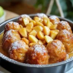 - 3 cans of refrigerated biscuit dough - 2 medium apples, peeled and diced (preferably Granny Smith or Honeycrisp) - 1 cup granulated sugar - 2 teaspoons ground cinnamon - ½ cup unsalted butter, melted - ½ cup brown sugar, packed - 1 teaspoon vanilla extract - ½ cup chopped pecans or walnuts (optional) - 1 tablespoon powdered sugar (for dusting) To make the best Apple Cinnamon Monkey Bread, you need these key ingredients. First, grab three cans of refrigerated biscuit dough. This dough is soft and easy to work with. It creates a fluffy texture in the bread. Next, choose two medium apples. Granny Smith or Honeycrisp apples work great. They add a nice tartness and crunch. You will also need sugar. Use one cup of granulated sugar and half a cup of brown sugar. The brown sugar adds a deep flavor. Don’t forget the spices! Two teaspoons of ground cinnamon and one teaspoon of vanilla extract will make your bread smell amazing. For a rich flavor, you will melt half a cup of unsalted butter. You can also add half a cup of chopped pecans or walnuts if you like nuts. Lastly, have some powdered sugar on hand for dusting. This makes the finished dish look pretty and sweet. With these ingredients, you're ready to create a delicious treat! 1. Preheat your oven to 350°F (175°C). Grease your Bundt pan with cooking spray or butter. This step helps the monkey bread come out easily after baking. 2. In a medium bowl, combine 1 cup of granulated sugar and 2 teaspoons of ground cinnamon. Mix them well until the color is uniform. This mixture will add sweetness and spice. 3. Open the cans of refrigerated biscuit dough. Cut each biscuit into quarters. You want to make them small enough to roll easily. 4. Roll each quarter into a ball. Then, coat the balls in the cinnamon-sugar mixture until they are well covered. This coating is what makes the doughy bites sweet and flavorful. 1. Start by layering half of the coated dough balls into the bottom of the greased Bundt pan. Make sure they fit snugly but leave some space for rising. 2. Next, add half of the diced apples on top of the dough balls. Granny Smith or Honeycrisp apples work best. Their tartness balances the sweetness. 3. If you like nuts, sprinkle half of the chopped pecans or walnuts over the apples. They add a nice crunch. 4. Now, drizzle half of the melted butter over this first layer. The butter will soak into the dough, adding richness. 5. Repeat this process. Add the remaining dough balls, apples, and nuts. Finish off with another drizzle of melted butter over the top. This ensures every bite is tasty. 1. Bake the monkey bread in the preheated oven for 30-35 minutes. You want the top to be golden brown. Check with a toothpick; it should come out clean. 2. Once baked, let the monkey bread cool for about 10 minutes. This cooling helps it firm up. 3. To serve, invert the Bundt pan onto a serving plate. The monkey bread should slide out easily. 4. Before serving, lightly dust the top with powdered sugar. This adds a lovely touch and makes it look great on your table. Serve warm for the best experience! Enjoy the gooey, sweet bites of apple cinnamon goodness. To ensure even baking, spread the dough balls evenly in the Bundt pan. This way, every piece bakes nicely. If you notice some areas are more crowded, they may not cook as well. You can use alternatives for biscuit dough. Try using frozen dough rolls or even homemade dough if you want a special touch. Each option brings a unique flavor to your monkey bread. I love serving this monkey bread warm. It tastes great with caramel sauce or cream cheese icing on the side. These toppings add extra sweetness and richness. To store leftovers, wrap the cooled monkey bread tightly in plastic wrap. You can also keep it in an airtight container. This helps keep it fresh for up to three days on your counter. If you want to save it longer, freeze it in slices for easy treats later. {{image_2}} You can switch up the flavors in your apple cinnamon monkey bread. Instead of apples, try using pears. They add a sweet and juicy twist. If you want something different, blueberries work well too. Their burst of flavor pairs nicely with the cinnamon. For a healthier option, consider using whole grain dough. This change adds fiber and nutrients while keeping the taste great. It can make your monkey bread a bit more wholesome without losing its fun. Seasonal ingredients can give your monkey bread a new life. In the fall, try adding pumpkin spice to the dough. This mix of flavors will remind you of cozy autumn days. It adds warmth and makes your kitchen smell amazing. During the holidays, spices like nutmeg and cloves can bring cheer. Just a pinch can transform your monkey bread into a festive treat. These spices add depth and warmth, perfect for holiday gatherings. To keep your apple cinnamon monkey bread fresh, start by letting it cool completely. Once cool, wrap it tightly in plastic wrap or place it in an airtight container. This helps maintain moisture and flavor. Store it in the fridge for up to three days. If you want to keep it longer, freezing is a great option. Cut the monkey bread into slices. Wrap each slice in plastic wrap, then place them in a freezer-safe bag. This helps prevent freezer burn. You can freeze it for up to three months. When you are ready to enjoy it again, remove a slice from the freezer. Let it thaw in the fridge overnight or at room temperature for a few hours. Reheat it in the oven at 350°F (175°C) for about 10 minutes, or until warm. You can also use the microwave, heating it for about 30 seconds to a minute. When stored in the fridge, apple cinnamon monkey bread lasts about three days. In the freezer, it can stay good for up to three months. Watch for signs of spoilage. If you see mold or an off smell, it’s best to toss it. Also, if the texture seems dry or hard, it may not taste great. Enjoy your monkey bread while it’s fresh for the best flavor and texture. How can I make monkey bread without nuts? You can easily skip the nuts in this recipe. Just follow the steps without adding pecans or walnuts. The bread will still taste great with the apples and cinnamon sugar! Can I use homemade dough instead of canned? Yes, you can use homemade dough. Just make sure it is soft and easy to work with. Roll it into small balls like the biscuit dough. This will give a nice, fresh taste. What are the best apples for this recipe? I recommend using Granny Smith or Honeycrisp apples. They add a nice tartness that pairs well with the sweet dough. Other apples like Fuji or Gala can work too, but they are sweeter. How do I reheat leftover monkey bread? To reheat, place the monkey bread in a warm oven at 350°F (175°C) for about 10 minutes. This will help it stay soft and tasty. You can also use the microwave for 20-30 seconds if you're in a hurry. You learned how to make tasty apple cinnamon monkey bread with simple steps. We covered key ingredients, including canned dough and Granny Smith apples. I shared tips for layering and baking to create a perfect dish. You can also explore variations and storage tips to enjoy this treat longer. Remember, this monkey bread is versatile; feel free to try new flavors. With these skills, you can impress your friends and family with your baking! Enjoy your delicious creation and make it your own.