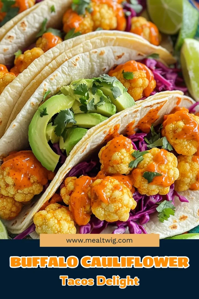 Indulge in a delicious twist on Taco Night with these Air Fryer Buffalo Cauliflower Tacos! Packed with crispy, spicy cauliflower and fresh toppings like avocado and red cabbage, this recipe is perfect for a quick weeknight meal. In just 35 minutes, you can serve up flavorful tacos that everyone will love. Click through now to get the full recipe and elevate your dinner game with this easy, mouthwatering dish!