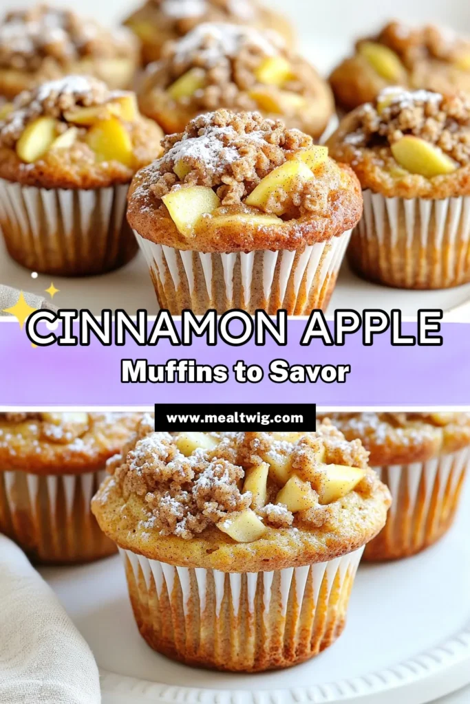 Indulge in the deliciousness of homemade Apple Cinnamon Streusel Muffins! This easy recipe combines warm spices and diced apples for a delightful treat perfect for any time of day. With simple ingredients and quick steps, you can enjoy fresh muffins in just 35 minutes. Click through to discover how to make these mouthwatering muffins that will impress your family and friends! #AppleCinnamonMuffins #BakingRecipes #MuffinLovers #FallBaking