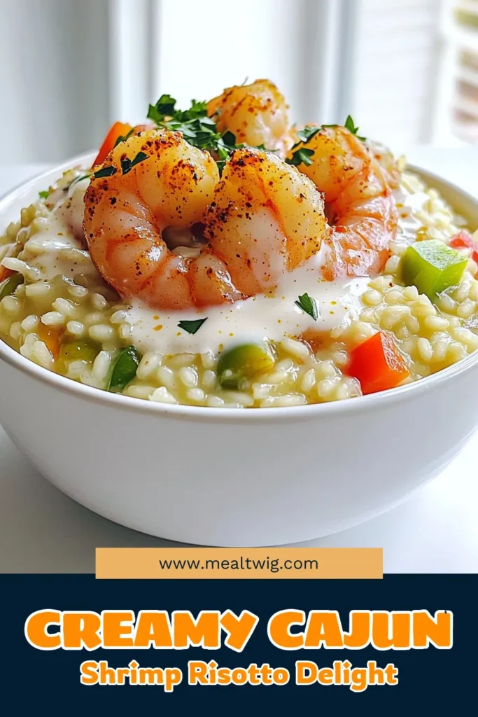 Indulge in the rich flavors of Creamy Cajun Shrimp Risotto with this easy recipe. Packed with juicy shrimp, vibrant peppers, and creamy Parmesan, it's the ultimate comfort food! Perfect for a weeknight dinner or a special occasion, this dish is sure to impress. Ready in just 35 minutes, you won't want to miss out on this delightful meal. Click through to explore the recipe and bring a taste of Cajun comfort to your table! #CajunRisotto #ShrimpRecipe #EasyDinner #Foodie