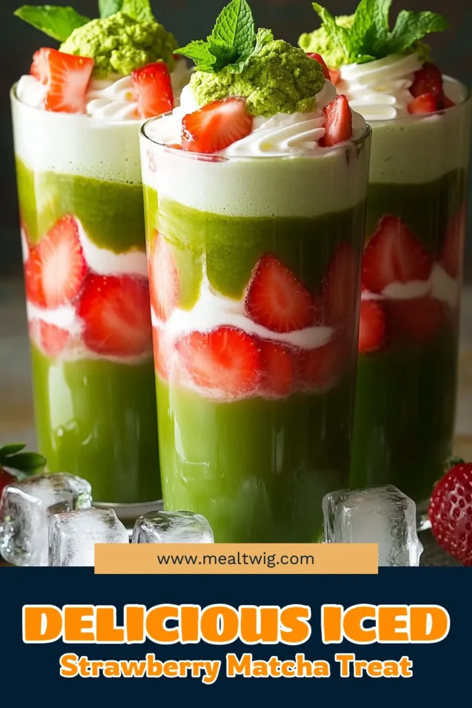 Cool off this summer with a refreshing Iced Strawberry Matcha Latte! This delicious recipe combines juicy strawberries, creamy milk, and vibrant matcha for a perfect pick-me-up. With just a few simple ingredients, you can whip up this iced drink in no time. Impress your friends or enjoy a solo treat! Click through for the full recipe and more delightful ideas. #IcedStrawberryMatchaLatte #SummerDrinks #MatchaLovers #HealthyRecipes