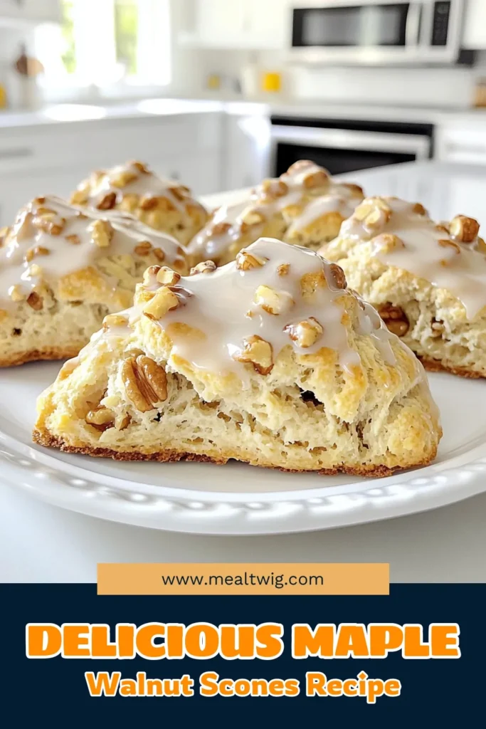 Indulge in the deliciousness of bakery-style maple walnut scones! This simple recipe combines buttery goodness with the rich flavors of maple and toasted walnuts, perfect for any occasion. Bake your way to a warm, golden treat in just 35 minutes! Click to discover the full recipe and enjoy a delightful treat that will impress your family and friends. Don’t miss out on these scrumptious scones! #Scones #BakingRecipes #MapleScones #WalnutBakery