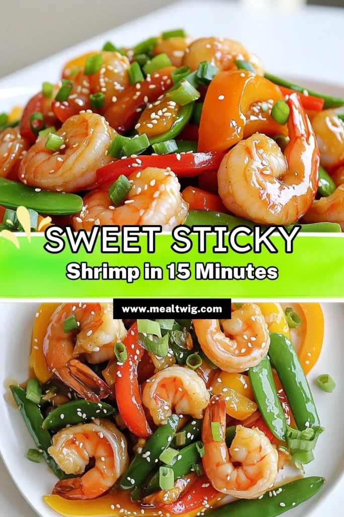 Savor the delightful flavors of this Honey Garlic Shrimp Stir-Fry! In just 15 minutes, you can whip up a delicious meal bursting with succulent shrimp, colorful veggies, and a sweet-savory sauce. Perfect for busy weeknights, this easy recipe is packed with flavor and nutrients. Click through to explore the full recipe and elevate your dinner game tonight! #HoneyGarlicShrimp #StirFryRecipes #EasyDinner #HealthyEating