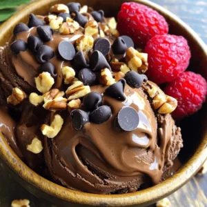 To make high-protein chocolate cottage cheese ice cream, gather these key ingredients: - Cottage cheese options: You can use either low-fat or regular cottage cheese. Low-fat gives a lighter texture, while regular adds creaminess. - Sweetener options: Choose between honey or maple syrup. Adjust the amount to suit your taste. - Cocoa powder details: Use unsweetened cocoa powder for rich chocolate flavor. It adds depth without added sugar. - Milk alternatives: You can pick dairy milk or plant-based milk. Almond, soy, or oat milk all work well. - Optional toppings: For extra flavor, consider adding dark chocolate chips, chopped nuts, or fresh berries. These toppings enhance texture and taste. These ingredients make your ice cream not just tasty but packed with protein too! Enjoy making this delicious treat. 1. Blending the base ingredients Start by adding the cottage cheese, cocoa powder, honey or maple syrup, vanilla extract, milk, and salt to a blender. Blend on high until the mix is smooth. Scrape the sides of the blender to make sure all the ingredients mix well. 2. Tips for achieving a smooth consistency To get a really smooth mix, make sure your cottage cheese is fresh. If you see lumps, blend a bit longer. If you want more chocolate flavor, add a tablespoon of cocoa powder. Always taste it to check the sweetness! 3. Freezing process details After blending, pour the chocolate mixture into an airtight container. Seal it tight and place it in the freezer. Let it freeze for about 2-3 hours. This helps it firm up. 4. How to mix for creaminess Once the ice cream has been freezing for 2-3 hours, take it out. Use a fork to stir the mixture gently. This breaks up any ice crystals and makes the ice cream creamy. 5. Serving suggestions Before you serve, let the ice cream sit at room temperature for about 5 minutes. This makes scooping easier. Serve it in bowls and top with dark chocolate chips, chopped nuts, or fresh berries for a tasty touch. Enjoy! - Importance of ingredient quality: Use fresh, high-quality ingredients. This makes a big difference. Choose cottage cheese with a smooth texture. Look for cocoa powder that is unsweetened and rich in flavor. - Adjusting sweetness to taste: Everyone likes different levels of sweetness. Start with 1/4 cup of honey or maple syrup. Taste the mixture before freezing. If you want it sweeter, add more. - Avoiding ice crystals during freezing: Ice crystals can ruin the texture. To avoid this, stir the mixture after the first freeze. Use a fork to break up any icy bits. This helps keep it creamy. - Recommended utensils for blending and serving: A good blender or food processor is key. It helps mix everything smoothly. For serving, use ice cream scoops. They make it easy to get perfect portions. {{image_2}} You can change up your ice cream by adding different protein powders. Try chocolate, vanilla, or even peanut butter flavor. Each one gives a unique taste. You can also mix in fun flavors. How about a hint of mint or a splash of coffee? Both options add a nice twist. Just add a teaspoon or two to the blender. This makes your ice cream special and full of surprises. If you want a lighter treat, use low-calorie sweeteners. Options like stevia or erythritol work well. They keep the sweetness without the extra calories. If you're looking for a dairy-free option, swap the cottage cheese for a dairy-free version. You can use silken tofu or a dairy-free yogurt. These options still give you a smooth and creamy texture. Make sure to adjust the flavors to match your choice. This way, you still enjoy a tasty treat while sticking to your dietary needs. For the best storage, use an airtight container. This keeps air out and helps keep the ice cream fresh. You can also use a glass container with a tight lid. These types of containers work well for freezing. Your chocolate cottage cheese ice cream will last around 2-3 months in the freezer. After this time, the flavor and texture may change. It’s best to enjoy it within this window for optimal taste. To preserve the texture and flavor, try these tips: - Stir after freezing: After the first few hours of freezing, stir the ice cream with a fork. This breaks up ice crystals and makes it creamier. - Cover well: If you notice ice crystals forming, cover the surface with plastic wrap before sealing it. This helps prevent freezer burn. - Let it soften: Before you scoop it out, let it sit at room temperature for about 5 minutes. This makes it easier to serve and keeps it from becoming too hard. Following these steps can help you enjoy your high-protein chocolate cottage cheese ice cream at its best! Can I use cream cheese instead of cottage cheese? No, cream cheese is much thicker and richer. It will change the texture. Cottage cheese gives a light and fluffy feel, which is key for this recipe. How do I make it vegan? You can swap the cottage cheese for a vegan alternative like tofu or a nut-based cheese. Use maple syrup as your sweetener. Also, choose plant-based milk, like almond or oat milk. What are the nutritional benefits of this ice cream? This ice cream is high in protein, thanks to the cottage cheese. It offers calcium for bone health. The cocoa powder adds antioxidants, while honey or maple syrup gives natural sweetness. How can I make it more chocolatey? Add an extra tablespoon of cocoa powder when blending. You can also mix in dark chocolate chips before freezing. This boosts the chocolate flavor and adds fun textures. Can I use a different sweetener? Yes, you can use agave syrup, stevia, or any sweetener you prefer. Just adjust the amount based on how sweet you want it. Each sweetener will change the taste slightly, so try a few! We explored tasty high-protein chocolate cottage cheese ice cream. You learned about ingredients, preparation steps, and expert tips. We discussed variations for flavor and healthier options. Remember, using quality ingredients makes a big difference. Store your ice cream well for the best taste and texture. This treat is not just yummy; it’s also nutritious. Enjoy creating your version, and feel good about it!