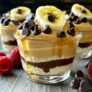 - 1 cup cottage cheese (low-fat or full-fat) - 1/2 cup creamy peanut butter - 1/4 cup honey or maple syrup - 1 teaspoon vanilla extract - 1/4 cup unsweetened cocoa powder (optional for chocolate flavor) - A pinch of salt - 1/4 cup dark chocolate chips (optional, for garnish) - Fresh fruit (banana slices or berries for garnish) Cottage cheese forms the base of this mousse. It brings a creamy texture and a good dose of protein. I love using full-fat cottage cheese for a rich taste, but low-fat works too. Creamy peanut butter adds a nutty flavor and smoothness. It’s the star of the show! You can sweeten the mousse with honey or maple syrup. Both give a nice touch of sweetness. The vanilla extract enhances the flavor. If you want a chocolate twist, add cocoa powder. A pinch of salt balances all the flavors perfectly. For toppings, I recommend dark chocolate chips and fresh fruit. They add a pop of color and extra flavor. - Alternative sweeteners: You can use agave syrup or stevia if you want less sugar. - Non-dairy options: Swap cottage cheese with silken tofu for a vegan version. - Flavor enhancers: Try adding cinnamon, nutmeg, or almond extract for more depth. If you want to switch things up, these substitutions work great. Each option keeps the mousse delicious while fitting different diets. You need a blender or food processor for this mousse. These tools help mix everything fast. Start by combining all the ingredients in the blender. First, add the cottage cheese, creamy peanut butter, honey or maple syrup, vanilla extract, and salt to the blender. If you want a chocolate flavor, add cocoa powder. Blend on high until the mix is smooth and creamy. If needed, stop to scrape down the sides. Next, taste your mousse. If you want it sweeter, just add more honey or maple syrup. Blend again to mix it in well. Then, transfer the mousse into bowls or ramekins. Cover them and chill in the fridge for at least 30 minutes. This helps it set up nicely. For serving, clear dessert cups work best. This way, you can see the lovely mousse. Top it with dark chocolate chips for a rich touch. Add fresh fruit like banana slices or berries for a burst of color and flavor. Enjoy your creamy delight! To make a smooth mousse, blend your ingredients well. Use a high-speed blender or food processor. Blend until the mix is creamy and free of lumps. If needed, stop and scrape the sides down. This ensures everything mixes nicely. Chilling the mousse is key. After blending, let it sit in the fridge for at least 30 minutes. This helps the flavors mesh and the texture firm up. The cold makes it extra refreshing. You can boost the flavor by adding spices or extracts. Try a dash of cinnamon or a hint of almond extract. These small tweaks add depth and make it unique. If you want to switch things up, use different nut butters. Almond butter or cashew butter work well. They change the taste while keeping the creaminess you love. One common mistake is over-blending the mix. If you blend too much, it can become too airy. Aim for a smooth mixture without adding too much air. Another mistake is not chilling the mousse long enough. Skipping this step leaves it runny. Always chill for the right amount of time to get that perfect texture. {{image_2}} You can change the taste of the mousse in fun ways. - Chocolate peanut butter version: Add 1/4 cup of unsweetened cocoa powder to the mix. This gives a rich chocolate flavor. It's perfect for chocolate lovers. - Fruit-infused options: You can blend in ripe bananas or fresh berries. This adds a fruity twist. You can also top the mousse with slices of banana or a handful of berries for extra flavor. You can adjust this mousse for different diets. - Vegan and dairy-free options: Use silken tofu instead of cottage cheese. Replace honey with maple syrup or agave nectar. This keeps it creamy and sweet while being vegan. - Low-sugar alternatives: Choose a sugar substitute like stevia or monk fruit. You can reduce the honey or maple syrup, making it lower in sugar. Pairing this mousse with other foods makes it a fun treat. - Pairing with other desserts: Serve the mousse with chocolate cake or fruit tarts. The flavors work well together. - Ideas for a complete meal: Enjoy it after a light salad or grilled chicken. It can be a nice finish to a healthy meal. To keep your Peanut Butter Cottage Cheese Mousse fresh, store it in the fridge. Use airtight containers to prevent odors from mixing. Make sure to cover the mousse well to keep it creamy. You can also freeze the mousse if you want to save some for later. Just note that freezing may change its texture a bit. In the fridge, the mousse lasts about 3 to 5 days. Always check for signs of spoilage. If you see any mold or if it smells off, toss it out. Freshness is key for great taste! You don't need to reheat this mousse. It tastes best chilled. You can serve it straight from the fridge or let it sit for a few minutes at room temperature. This way, it softens a bit but still stays delicious. Enjoy your creamy delight! Peanut Butter Cottage Cheese Mousse has a smooth and creamy texture. When you take a bite, it feels rich and soft. The cottage cheese adds a slight thickness, while the peanut butter gives it a velvety mouthfeel. If you blend it well, it will be free of lumps. The mousse should feel light and airy, making it a joy to eat. Yes, you can make this mousse ahead of time. It’s best to prepare it a few hours before serving. I recommend chilling it for at least 30 minutes to 1 hour. You can even make it a day in advance. Just store it in the fridge in a covered container. This allows the flavors to blend well and enhances the taste. Yes, this recipe is great for a high-protein diet. Cottage cheese is a fantastic source of protein. One cup of cottage cheese contains about 25 grams of protein. The creamy peanut butter adds even more protein. This mousse offers a delicious and healthy way to meet your protein needs while enjoying a tasty treat. This blog post covered how to make Peanut Butter Cottage Cheese Mousse using simple ingredients. We discussed the main components, substitutions, and the blending process to achieve the right texture. I shared tips for enhancing flavor and avoiding common mistakes. You can adapt the recipe for different diets and find creative ways to serve it. Overall, this mousse is easy to make, nutritious, and a great treat. Enjoy making it your own, and remember to experiment with flavors and textures for the best results!