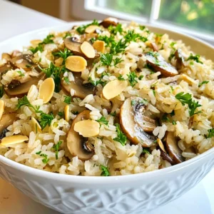 Mushroom Rice Pilaf Flavorful and Easy Side Dish