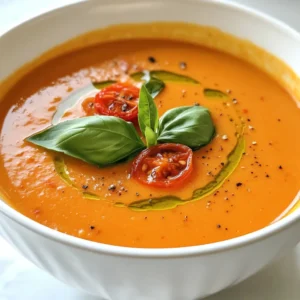 Roasted Tomato Soup ala Ramsay Flavorful and Smooth