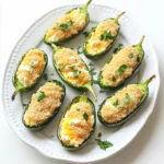 - 12 fresh jalapeños, halved and seeded - 1 cup cream cheese, softened - 1/2 cup shredded sharp cheddar cheese - 1/4 cup crumbled feta cheese - 1 tablespoon garlic powder - 1 teaspoon onion powder - 1/2 teaspoon smoked paprika - 1/4 teaspoon black pepper - 1/2 cup panko breadcrumbs - 2 tablespoons olive oil - Fresh parsley or cilantro for garnish (optional) If you need options for cream cheese, you can try Greek yogurt or vegan cream cheese. For cheese, mozzarella or pepper jack works great, adding a nice twist. When it comes to breadcrumbs, you can use regular bread crumbs or crushed cornflakes. These swaps can give you new flavors while keeping the dish fun and tasty! 1. Preheat the air fryer: Start by setting your air fryer to 375°F (190°C). This ensures even cooking and crispy bites. 2. Prepare the filling for jalapeños: In a mixing bowl, combine 1 cup of softened cream cheese, 1/2 cup of shredded sharp cheddar cheese, and 1/4 cup of crumbled feta cheese. Add 1 tablespoon of garlic powder, 1 teaspoon of onion powder, 1/2 teaspoon of smoked paprika, and 1/4 teaspoon of black pepper. Mix until everything blends well. This filling is creamy and flavorful. - How to properly fill jalapeño halves: Take your halved jalapeños and fill each half generously with the cheese mixture. Make sure to pack it in well to avoid gaps. - Tips for avoiding spillage: Use a small spoon or spatula to help push the filling into each half. If you fill them too much, the filling may overflow. - Cooking times and temperatures: Place the filled jalapeños in the air fryer basket in a single layer. Cook for about 10-12 minutes. You want them golden and bubbly. - How to check for doneness: Look for the cheese to be melted and the breadcrumbs to be golden brown. If they're not ready, keep them cooking for another minute or two. Enjoy the aroma! To get even cooking in your air fryer, arrange the jalapeño popper bites in a single layer. This helps the hot air flow freely around each piece. If you overcrowd the basket, they may not crisp up well. For heat management, preheat your air fryer to 375°F (190°C) before cooking. The right temperature ensures your bites cook through while keeping the breadcrumbs golden. Adjust the cooking time if you prefer them extra crispy. For a fun twist, serve your jalapeño popper bites on a colorful platter. You can add a dollop of sour cream or ranch dressing in the center for dipping. Fresh herbs like parsley or cilantro can make your dish look fancy. Try pairing the bites with spicy salsas or creamy avocado dip for an added kick. These options enhance the flavor and make the snack more exciting. If you're hosting a party, you can easily double the recipe. Just make sure your air fryer can handle the extra servings. Cook in batches if needed, and keep the first batch warm in the oven. Meal prepping jalapeño popper bites is also a great idea. You can fill and coat them ahead of time. Just store them in the fridge until you’re ready to cook. This makes it simple to serve delicious snacks when guests arrive. {{image_2}} You can boost the flavor of jalapeño popper bites with spices. Try adding cayenne pepper for extra heat. A pinch of chili powder can give a nice kick. You can also mix in cooked bacon or sausage. These ingredients add a savory depth that pairs well with the cheese. If you want a vegan version, you can swap cream cheese. Use cashew cream or a store-bought vegan cream cheese. For the cheeses, try nutritional yeast for a cheesy flavor. Use crushed nuts or seeds for the breading. This gives a nice crunch without dairy. You don’t have to use an air fryer. Baking is a great option too. Preheat your oven to 375°F (190°C). Place the jalapeño bites on a baking sheet. Bake for 15-20 minutes until golden and bubbly. Grilling is also fun! Cook them over medium heat for about 10 minutes. Flip them halfway for even cooking. Each method brings out unique flavors. Explore them all! After enjoying your jalapeño popper bites, store any extras in the fridge. Place them in an airtight container. They will stay fresh for about three days. If you want to save them longer, you can freeze them. Wrap each piece in plastic wrap and then place them in a freezer bag. They will last up to three months in the freezer. To keep your jalapeño popper bites crispy, reheat them in the air fryer. Set the air fryer to 350°F (175°C) and heat for about five minutes. This method helps restore their crunch. Avoid using the microwave, as this can make them soggy. If you must use the microwave, heat them in short bursts, checking often to prevent moisture build-up. In the fridge, jalapeño poppers are good for three days. After that, they may spoil. Look for changes in smell, texture, or discoloration as signs of spoilage. If they smell off or have a mushy texture, it’s best to toss them. Enjoying them fresh is always the best choice! Can I make them ahead of time? Yes, you can prepare the jalapeño popper bites ahead. Just fill the jalapeños and coat them with breadcrumbs. Place them in the fridge until you're ready to cook. This saves time when you want to serve them. Are these jalapeño poppers spicy? The spice level depends on the jalapeños you use. Some are mild, while others pack a punch. If you prefer less heat, choose milder peppers or remove all the seeds and membranes. What to do if the filling leaks out while cooking? If the filling leaks, it’s often due to overfilling. Make sure you fill each half just enough. If it still leaks, try using a toothpick to secure the halves together. How to prevent burnt breadcrumbs? To avoid burnt breadcrumbs, coat them lightly with olive oil. This helps them crisp up without burning. Keep an eye on them as they cook. If they brown too quickly, lower the temperature slightly. How many servings per recipe? This recipe makes about four servings. Each serving has three to four popper bites, depending on how hungry you are. What to serve with jalapeño popper bites? Serve these bites with sour cream or ranch dressing for dipping. Fresh veggies or a light salad also pair nicely. Enjoy them as a fun appetizer at your next gathering! In this blog post, we've explored making tasty jalapeño popper bites. You learned the key ingredients, like cream cheese and sharp cheddar, and how to prep them. We covered tips for cooking in the air fryer and even ideas for variations. You can make these bites for a crowd or try different flavors. Remember to store any leftovers properly to keep them fresh. With these steps, you can create delicious treats that will impress everyone. Enjoy cooking and sharing your jalapeño poppers!