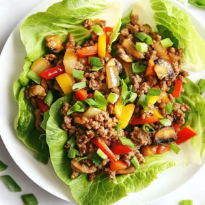 Asian Beef Lettuce Wraps Simple Flavorful Meal