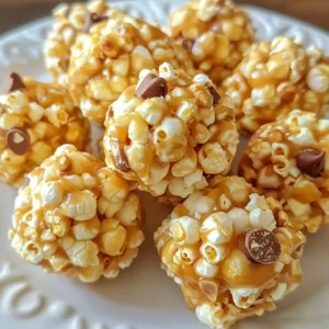 - 10 cups popped popcorn (about 1/2 cup unpopped kernels) - 1 cup granulated sugar - 1/2 cup unsalted butter - 1/4 cup light corn syrup - 1 teaspoon vanilla extract - 1/2 teaspoon baking soda - 1/4 teaspoon salt - Optional: 1 cup mini chocolate chips or chopped nuts for added texture Using unsalted butter gives you better control over the salt level. Margarine can be used, but it may change the flavor. For popcorn, use kernels that pop well. You could use air-popped or stovetop popcorn. Avoid microwave popcorn for this recipe, as it often has added flavors and chemicals. Add-ins make your popcorn balls even more fun. Try mixing in mini chocolate chips or chopped nuts. You can also use dried fruit or colorful sprinkles for a festive touch. Just remember, add them when the caramel is hot, so they stick well to the popcorn. {{ingredient_image_1}} First, you need to pop the popcorn. You can use an air popper, stove, or microwave. If using a stove, heat a pot with a little oil and add kernels. Keep the lid on, and shake the pot until popping stops. You want 10 cups of popped popcorn. Be sure to check for unpopped kernels and remove them. Place the popcorn in a large bowl. Next, we’ll make the caramel sauce. In a medium saucepan, mix together sugar, unsalted butter, corn syrup, and salt. Heat the mixture over medium heat. Stir it constantly until it starts to boil. Once it boils, stop stirring. Let it boil for 4-5 minutes. Watch for a deep golden color. When it’s ready, take it off the heat. Carefully stir in vanilla extract and baking soda. The mixture will bubble, so be careful not to burn yourself. Now, we’ll coat the popcorn. Pour the hot caramel over the popped popcorn. Use a spatula to fold it in gently. Make sure all the popcorn gets coated. If you want, this is the time to add mini chocolate chips or chopped nuts. Allow the mixture to cool for about 5 minutes. Use buttered hands to shape the popcorn into balls, about the size of a golf ball. Place the popcorn balls on a baking sheet lined with parchment paper. Bake them at 200°F for 30 minutes, stirring halfway. This helps set the caramel. Let them cool completely before serving. Enjoy your tasty treat! To keep your popcorn balls from sticking, use buttered hands. This simple trick helps the caramel slide off your hands. Also, make sure your popcorn is fresh and dry. If the popcorn is damp, it will clump together. Mixing in some mini chocolate chips or nuts can add texture and help break up clumps. Lastly, let the mixture cool enough before shaping. If it's too hot, it will be sticky. When melting caramel, use a medium saucepan over medium heat. Stir the mix of sugar, butter, corn syrup, and salt constantly until it boils. Once it starts to boil, stop stirring. Let it bubble for 4-5 minutes. This helps the caramel reach a deep golden color. Be careful during this step; the hot caramel can bubble up fast. After removing it from heat, add the vanilla extract and baking soda. This step adds flavor and lightens the caramel. Timing is key for great popcorn balls. After pouring the caramel over the popcorn, mix gently but quickly. You want to coat all the popcorn before it cools too much. Shape the popcorn into balls while it’s still warm, but not too hot. Bake the balls for 30 minutes to set the caramel. Stir them halfway to ensure even cooking. This step gives the popcorn balls a nice crunch. Let them cool completely before enjoying or storing. Pro Tips Tip for Perfect Popcorn: Use high-quality popcorn kernels to ensure even popping. Store them in a cool, dry place to maintain freshness and optimal popping results. Be Cautious with Caramel: When boiling the sugar mixture, watch it closely to prevent burning. Use a candy thermometer to ensure the caramel reaches the right temperature for the perfect consistency. Butter Your Hands: Lightly buttering your hands before shaping the popcorn balls will prevent the caramel from sticking to your fingers, making the process easier and cleaner. Storage Tips: Store the popcorn balls in an airtight container at room temperature to maintain their crispness. Avoid refrigerating, as it can make them chewy. {{image_2}} You can add a fun twist to your caramel popcorn balls by making them chocolate-covered. After you shape the popcorn into balls, melt some chocolate chips in a bowl. Dip each popcorn ball into the melted chocolate, letting the excess drip off. Place the chocolate-covered balls on parchment paper to set. This adds a rich flavor and a nice crunch. It’s a great way to make these treats even more special for parties or movie nights! If you love nuts, try making nutty caramel popcorn balls. You can mix in chopped nuts like peanuts, almonds, or walnuts into the popcorn before adding the caramel. This adds a crunchy texture and a nutty flavor that pairs well with caramel. Just be sure to chop the nuts into smaller pieces. This way, they mix well and help form the balls without falling apart. You can also switch up the flavors to match the season. For fall, add a teaspoon of pumpkin spice to the caramel mixture. This gives a warm, cozy taste that’s perfect for autumn. In winter, a dash of cinnamon can give your popcorn balls a festive touch. You can even try adding a pinch of peppermint extract for a refreshing winter flavor. With these seasonal flavors, your caramel popcorn balls can be a hit all year round! To keep your caramel popcorn balls fresh, wait until they cool completely. Place the balls in a single layer on a plate for a few hours. After they cool, you can stack them. Just make sure to place parchment paper between the layers. This prevents sticking. Caramel popcorn balls last about a week at room temperature. Store them in a cool, dry place. If you want to keep them longer, freeze them. Wrap each ball in plastic wrap, then place them in a freezer bag. They can stay in the freezer for up to three months. When ready to eat, let them thaw at room temperature. For best results, use airtight containers. Glass jars or plastic bins work well. Make sure the lid seals tightly. This keeps the popcorn balls fresh and prevents them from getting stale. Avoid containers that let air in, as this can ruin the texture. Yes, you can use microwave popcorn. Just make sure to pick a plain flavor. Avoid buttered popcorn. The extra fat can make the caramel slide off the popcorn. Popcorn should be fresh and free of unpopped kernels. This way, it will hold the caramel better. You can use honey or maple syrup as a corn syrup substitute. Both options work well. They add a unique flavor twist. Just keep in mind that honey will make the caramel a bit darker. Adjust the amount slightly if using these substitutes, as they are sweeter. To make caramel popcorn balls healthier, consider reducing the sugar. You can use less sugar or a sugar substitute. Also, use air-popped popcorn instead of oil-popped. Adding nuts or seeds can boost nutrition too. They add healthy fats and protein. Yes, caramel popcorn balls are gluten-free. Popcorn itself is a gluten-free grain. Ensure your caramel sauce contains no gluten ingredients. This way, everyone can enjoy this tasty treat without worry. Always check labels if you are unsure. You learned how to make tasty caramel popcorn balls with this guide. We covered ingredients, easy steps, and handy tips. Experiment with flavors like chocolate or nuts for fun twists. Store them right to keep them fresh. With these tips, you can enjoy yummy snacks at home. Making popcorn balls can be a fun treat for everyone. Dive in and enjoy your sweet creations!