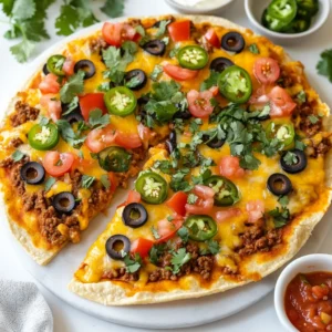 Crispy Mexican Pizza Simple and Tasty Recipe