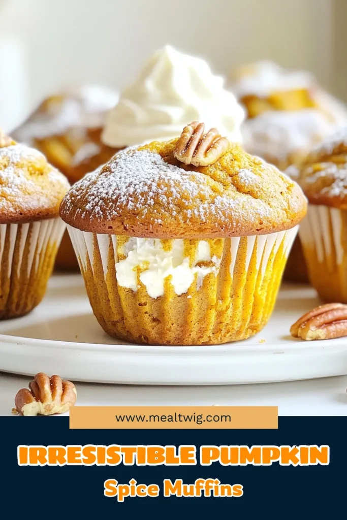 Indulge in the perfect fall treat with these Pumpkin Spice Cream Cheese Muffins! Bursting with flavors of pumpkin, cinnamon, and a creamy surprise, these easy-to-make muffins are perfect for breakfast or dessert. Discover how to create this delightful recipe in just 35 minutes! Click through for step-by-step instructions and tips for serving. Don’t miss out on this seasonal favorite! #PumpkinSpice #MuffinRecipe #BakingAtHome #FallRecipes