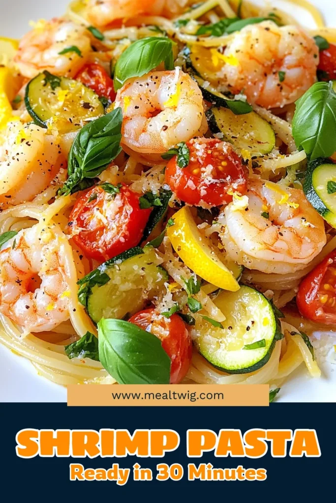 Discover the delicious Tomato Zucchini Shrimp Pasta that's sure to impress! This healthy shrimp pasta recipe combines fresh cherry tomatoes, zucchini, and succulent shrimp for a vibrant meal. Perfect for busy nights, it's one of the easiest pasta dishes you'll make. Enjoy a burst of flavor while keeping it nutritious. Try this Cherry Tomato Zucchini recipe tonight and elevate your dinner routine! Save this for later! #ShrimpPastaRecipe #HealthyShrimpPasta #EasyPastaDishes #TomatoZucchiniShrimpPasta