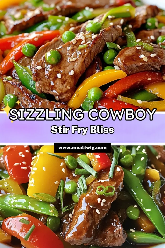 Savor the bold flavors of Blackstone Cowboy Stir Fry! This easy Blackstone griddle recipe features tender flank steak and vibrant, quick stir fry with vegetables like bell peppers and snap peas. Perfect for busy nights, this flank steak stir fry recipe is ready in just 30 minutes. Elevate your dinner with this Asian-inspired stir fry that's sure to impress. Try it tonight and save for later! #BlackstoneCowboyStirFry #FlankSteakStirFry #EasyDinner #StirFryRecipe