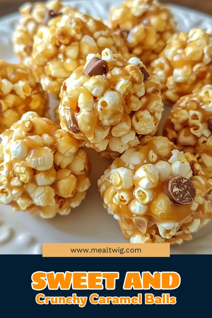 Satisfy your sweet cravings with these delicious caramel popcorn balls! This easy caramel popcorn recipe is perfect for homemade popcorn snacks the whole family will love. Learn how to make caramel popcorn like a pro and elevate your treat with a popcorn ball recipe with chocolate or nuts for added crunch. Try this fun treat today, and don't forget to save for later! #CaramelPopcornBalls #HomemadeSnacks #EasyRecipes #PopcornTreats