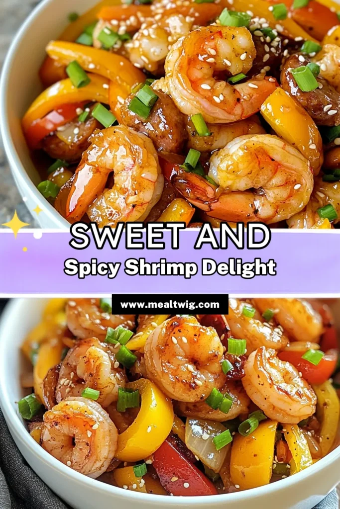 Looking for a quick weeknight meal? Try this delicious honey garlic shrimp recipe featuring shrimp sausage skillet that’s ready in just 30 minutes! This easy shrimp dinner combines succulent shrimp and savory chicken sausage, all glazed in a mouthwatering honey garlic sauce. Perfect for busy nights, it’s a must-save for your dinner ideas! Click for the full recipe! #HoneyGarlicShrimp #ShrimpSausageSkillet #EasyShrimpDinner #30MinuteMeals