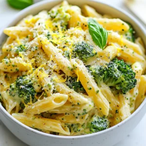 For this dish, you need simple, fresh items. Here’s what to gather: - 8 oz (225g) pasta (penne or fusilli work well) - 2 cups broccoli florets - 1 cup heavy cream (or coconut cream for a dairy-free option) - 1 cup grated Parmesan cheese (or nutritional yeast for vegan option) Pasta forms the base of your meal. Penne or fusilli works best. They hold the creamy sauce well. Fresh broccoli adds color and nutrition. It also gives a nice crunch to the dish. Heavy cream adds richness, while coconut cream is a great dairy-free choice. Parmesan cheese brings a salty flavor. If you want a vegan option, nutritional yeast is perfect. Adding flavor is key to this dish. Here’s what you’ll need: - 1 tablespoon olive oil - 3 cloves garlic, minced - 1 cup vegetable broth - 1 teaspoon lemon zest - Salt and black pepper to taste - Crushed red pepper flakes (optional, for heat) - Fresh basil leaves for garnish Olive oil and garlic create a fragrant base. The broth makes the pasta moist and adds depth. Lemon zest brightens the dish with a fresh taste. Salt and pepper enhance all the flavors. If you like heat, crushed red pepper flakes are a fun touch. Fresh basil leaves make a lovely garnish that adds color and flavor. {{ingredient_image_1}} 1. Start by heating 1 tablespoon of olive oil in a large pot over medium heat. 2. Add 3 minced garlic cloves and sauté for 1-2 minutes until fragrant. Watch closely so it does not burn. 3. Next, add 8 ounces of pasta to the pot. Pour in 1 cup of vegetable broth. 4. Bring the mixture to a simmer. Stir occasionally to keep the pasta from sticking. 1. After 5 minutes of cooking the pasta, it’s time to add 2 cups of broccoli florets. 2. Continue cooking for about 5-7 more minutes. The pasta should be al dente, and the broccoli should be tender. 1. Once the pasta is cooked, reduce the heat to low. 2. Stir in 1 cup of heavy cream and 1 cup of grated Parmesan cheese. Mix until the sauce is creamy and smooth. 3. Add 1 teaspoon of lemon zest. Season with salt, black pepper, and crushed red pepper flakes for some heat. 4. Stir everything to combine well. Let it sit for a couple of minutes to thicken slightly. Now your delicious one-pot creamy broccoli pasta is ready to enjoy! To change the creaminess, you can use heavy cream or coconut cream. If you want a lighter dish, try half cream and half broth. Coconut cream adds a nice flavor, too. Spices can really boost the taste. Consider adding garlic powder, onion powder, or even a pinch of nutmeg. If you like heat, crushed red pepper flakes give a nice kick. Just a little goes a long way! To stop the pasta from sticking, stir it often when it cooks. You can also add a bit of olive oil to the water before cooking. This helps keep the pasta separate. To cook the broccoli perfectly, add it halfway through the pasta cooking time. This way, it gets tender but stays bright green. You want it soft but not mushy. Check for doneness by tasting a floret. Pro Tips Choose the Right Pasta: Opt for pasta shapes that hold sauce well, like penne or fusilli, to maximize flavor in every bite. Don't Overcook the Broccoli: Add the broccoli halfway through pasta cooking to ensure it remains vibrant and slightly crisp. Adjust Creaminess: For a lighter version, substitute half of the heavy cream with additional vegetable broth without sacrificing flavor. Flavor Boosters: Enhance the dish with additional herbs like thyme or oregano for a more complex flavor profile. {{image_2}} For a vegan twist, you can swap heavy cream for coconut cream. This makes the dish rich and creamy without dairy. Use nutritional yeast instead of Parmesan cheese. It adds a cheesy flavor and boosts the nutrition. You can also try other veggies for added health benefits. Spinach, kale, or peas work well in this dish. They bring different textures and flavors. Plus, they pack in extra vitamins and minerals. You can mix and match to find your favorite combo! To change the flavor, add herbs and spices. Fresh basil is great for a bright taste. Oregano and thyme can add depth too. If you like heat, sprinkle in crushed red pepper flakes. For added protein, consider chicken or shrimp. Cook them in the pot before adding the pasta. This way, they soak up all the delicious flavors. Tofu is another good protein option for a plant-based meal. You can customize this dish in many ways! To keep your One-Pot Creamy Broccoli Pasta fresh, store it in the fridge. Use an airtight container. This helps to keep out moisture and smells. Make sure the pasta has cooled down before sealing it. You can keep it for about 3 to 4 days. If you notice any strange smells or colors, it's best to toss it. When reheating, you want the pasta to stay creamy. The best way to do this is on the stovetop. Add a splash of water or broth to the pan. Heat it over low to medium heat, stirring often. This helps prevent it from sticking and makes it creamy again. If you prefer the microwave, place the pasta in a microwave-safe bowl. Add a bit of water to it. Cover the bowl with a microwave-safe lid or wrap. Heat in short bursts, stirring in between to avoid hot spots. This way, your pasta stays tasty and smooth. Can I use frozen broccoli instead of fresh? Yes, you can use frozen broccoli. Just add it to the pot with the pasta. It will cook well. The flavor stays nice, and it saves time. How can I make this recipe gluten-free? To make it gluten-free, use gluten-free pasta. There are many options like rice or chickpea pasta. Ensure your vegetable broth is also gluten-free. Can I make this in a slow cooker? Yes, you can. Cook the pasta and broccoli in the slow cooker with the broth. Add cream and cheese toward the end of cooking. This method takes longer but is very easy. What are the best pasta alternatives? Penne and fusilli work best. You can also use spaghetti or rotini. Each type will give a nice texture to the dish. Caloric content of the dish One serving has about 500 calories. This can vary based on the cream and cheese you use. Check your brands for exact numbers. How to adjust for dietary preferences For a lighter dish, use less cream. You can also add more vegetables. For vegan options, replace cream with coconut cream and cheese with nutritional yeast. This blog post covered how to make a delicious pasta dish. We looked at the key ingredients, like pasta, fresh broccoli, and creamy alternatives. I shared step-by-step instructions for cooking and creating the sauce. You learned tips for enhancing flavor and making vegan changes. Don’t forget about storage tips and answering common questions. This recipe is easy, tasty, and flexible for your needs. Enjoy your cooking!