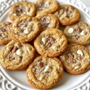 - 1 cup unsalted butter, softened - 1 cup brown sugar, packed - 1/2 cup granulated sugar - 2 large eggs - 1 teaspoon vanilla extract - 3 cups all-purpose flour - 1 teaspoon baking soda - 1/2 teaspoon salt - 1 cup white chocolate chips - 1 cup semi-sweet chocolate chips - 1 cup chopped macadamia nuts (optional) - Sea salt for sprinkling You need many simple ingredients to make Marry Me Cookies. First, gather your wet items. You will want unsalted butter, brown sugar, granulated sugar, eggs, and vanilla. These ingredients make your cookies soft and sweet. Next, focus on the dry ingredients. You need all-purpose flour, baking soda, and salt. These help give the cookies structure and lift. Finally, add the fun mix-ins. White chocolate chips and semi-sweet chocolate chips add flavor and richness. If you like, toss in chopped macadamia nuts for a nutty crunch. Do not forget the sea salt! A sprinkle on top makes the cookies taste even better. Each ingredient plays a key role in making these cookies irresistible. {{ingredient_image_1}} 1. Preheat your oven and prep baking sheets. Start by setting your oven to 350&deg;F (175&deg;C). Line two baking sheets with parchment paper. This helps the cookies not stick. 2. Creaming the butter and sugars. In a large bowl, take 1 cup of softened unsalted butter. Add 1 cup of packed brown sugar and 1/2 cup of granulated sugar. Mix them together until fluffy. This step makes your cookies soft and tasty. 3. Mixing in eggs and vanilla. Add 2 large eggs to the butter-sugar mix, one at a time. Then, pour in 1 teaspoon of vanilla extract. This gives your cookies a sweet flavor. 1. Sifting flour, baking soda, and salt. In another bowl, sift 3 cups of all-purpose flour, 1 teaspoon of baking soda, and 1/2 teaspoon of salt. Sifting helps mix the dry ingredients well and makes the cookies light. 2. Adding dry ingredients to wet ingredients. Gradually mix the dry ingredients into the wet mix. Stir until just combined. Don&rsquo;t overmix, or your cookies may be tough. 1. Folding in chocolate chips and nuts. Gently fold in 1 cup of white chocolate chips, 1 cup of semi-sweet chocolate chips, and 1 cup of chopped macadamia nuts (if you like). This adds lots of flavor and texture. 2. Portioning dough and sprinkling sea salt. Use a tablespoon to drop balls of dough onto the prepared sheets. Space them about 2 inches apart. Sprinkle a tiny pinch of sea salt on each dough ball. This makes the cookies even more delicious. 3. Baking time and cooling process. Bake the cookies for 10-12 minutes. Look for lightly golden edges. The centers will look soft but will firm up as they cool. Let them cool on the sheets for 5 minutes, then move them to wire racks to cool completely. Enjoy your cookies! Using room temperature ingredients is key. When butter and eggs are at room temp, they blend better. This helps the cookies rise and stay soft. Take your butter out of the fridge an hour before you start. To achieve the perfect texture, cream the butter and sugars well. Mix until it's light and fluffy. This adds air to the dough. You want a chewy cookie, so don&rsquo;t overmix after adding dry ingredients. Get creative when serving these cookies. Place them on a nice platter and add a few extra chocolate chips on top. A light dusting of powdered sugar also adds a pretty touch. For an elevated experience, you can drizzle melted chocolate over the cookies. Use a mix of white and dark chocolate for a stunning look. You can also add sea salt on top for an extra flavor boost. Pro Tips Butter Temperature: Ensure your butter is at room temperature for optimal creaming; this will create a light and fluffy texture. Chilling the Dough: If time allows, chill the cookie dough for 30 minutes before baking. This helps the cookies maintain their shape and enhances flavor. Mix-Ins Variations: Feel free to experiment with different mix-ins such as dried fruits or nuts to create unique flavor profiles. Storage Tips: Store cookies in an airtight container at room temperature to keep them fresh for up to a week. {{image_2}} You can change up the taste of your Marry Me Cookies easily. Try different types of chocolate. For a twist, use dark chocolate chips or milk chocolate chips instead of semi-sweet. You can also swap out the white chocolate for butterscotch chips for a fun new flavor. If you want to add some crunch, consider using different nuts. Pecans or walnuts work great. If you want to keep it simple, skip the nuts altogether. For those with dietary needs, you can make gluten-free Marry Me Cookies. Use a gluten-free flour blend instead of all-purpose flour. This makes them just as tasty! You can also make vegan Marry Me Cookies. Replace butter with coconut oil and use flax eggs instead of regular eggs. These changes keep the cookies soft and delicious. Make your Marry Me Cookies special for holidays! For Christmas, add festive sprinkles or peppermint chips. You can also use red and green sugars for a fun touch. For Valentine&rsquo;s Day, shape the cookies into hearts. Add a touch of pink or red food coloring to the dough, and sprinkle with love-themed decorations. You can also create themed cookies for birthdays or anniversaries. Use cookie cutters to create fun shapes. Decorate with icing or chocolate to match the occasion. These tweaks make the cookies even more special for your loved ones. To keep your Marry Me Cookies fresh, store them in an airtight container. Place parchment paper between layers to avoid sticking. They can last up to one week at room temperature. For long-term storage, freezing is a great option. First, let the cookies cool completely. Then, wrap each cookie in plastic wrap. Place them in a freezer-safe bag or container. These cookies can stay fresh for up to three months in the freezer. When you're ready to enjoy your cookies again, reheating is simple. Preheat your oven to 350&deg;F (175&deg;C). Place the cookies on a baking sheet. Heat them for about 5-7 minutes. This warms them up without drying them out. If you're in a hurry, you can use a microwave. Heat each cookie for about 10-15 seconds. Check to avoid overheating, as this can make them tough. Enjoy the warm, gooey goodness just like when they were fresh! What makes these cookies special for proposals? Marry Me Cookies have a rich taste and a lovely look. They mix sweet chocolate and crunchy nuts. The name comes from their amazing flavor. People say they are so good, they could win hearts. Sharing these cookies can show love and care. They can make a simple moment feel special. Can I make these cookies ahead of time? Yes, you can make these cookies ahead. You can bake them and store them for later. Just keep them in an airtight container. They stay fresh for a few days. You can also freeze the dough. Shape the dough into balls and freeze them. Bake them fresh when you want to enjoy them. What to do if cookies spread too much? If your cookies spread too much, check the butter. It should be soft but not melted. Chilling the dough for 30 minutes can help. This makes the cookies hold their shape better. If they still spread, try adding a bit more flour next time. How to fix overcooked cookies? If your cookies are overcooked, there is still hope. First, let them cool. They might feel hard now, but they can soften. You can also try wrapping them in a damp paper towel. Microwave them for a few seconds. This can bring some softness back. Next time, check them a minute earlier. To sum up, this guide provided a clear recipe for making delicious Marry Me Cookies. We covered the key ingredients, preparation steps, and baking instructions. I shared tips to enhance texture and creative serving ideas. You can also try variations for special occasions and learn about proper storage. With these insights, you can bake cookies that delight anyone and make lasting memories. Enjoy your baking journey and watch those smiles appear!