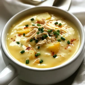 To make my High Protein Creamy Potato Soup, you need fresh and tasty ingredients. Here&rsquo;s the list: - 4 large russet potatoes, peeled and diced - 1 cup cooked and shredded chicken breast - 1 cup low-fat Greek yogurt - 1 large onion, chopped - 2 cloves garlic, minced - 4 cups low-sodium chicken broth - 1 cup milk (or a milk alternative) - 1 teaspoon dried thyme - 1 teaspoon smoked paprika - Salt and pepper to taste - Fresh chives, chopped (for garnish) Each ingredient adds flavor and nutrition. Russet potatoes give a creamy base. The chicken adds protein and heartiness. Greek yogurt makes the soup rich yet healthy. Onions and garlic offer aromatic depth. Chicken broth enhances the savory taste. Milk helps achieve the right creaminess. Thyme and smoked paprika bring warmth and spice. Finally, salt, pepper, and chives finish the dish perfectly. This soup is not just filling; it&rsquo;s also comforting and can be a family favorite. {{ingredient_image_1}} To start, heat a large pot over medium heat. Add the chopped onion and minced garlic. Stir them often for about 3-4 minutes. You want the onion to turn translucent. This step adds a deep flavor base for the soup. Next, add the diced potatoes and low-sodium chicken broth to the pot. Bring the mixture to a boil. Once it boils, reduce the heat to a simmer. Let the potatoes cook for about 15-20 minutes. They should be tender when you check them with a fork. After the potatoes are soft, use an immersion blender to puree the soup. If you don't have one, carefully transfer the soup to a countertop blender in batches. Blend until the soup is smooth. This step gives the soup its creamy texture. Now, stir in the low-fat Greek yogurt and milk. Add the cooked chicken, dried thyme, smoked paprika, salt, and pepper. Mix everything well. Heat the soup until it warms through, but don&rsquo;t let it boil. Taste and adjust the seasoning if needed. When serving, ladle the soup into bowls. For a nice touch, sprinkle freshly chopped chives on top. This adds a pop of color and flavor. Enjoy your hearty, high protein creamy potato soup! Greek yogurt makes your soup rich and smooth. It adds protein and flavor without heavy cream. For a lactose-free option, try coconut yogurt. It gives a nice creamy texture, too. To boost the taste, add spices like garlic powder or onion powder. These add depth to your soup. Adjust seasoning after blending. Taste it to see if it needs more salt or pepper. If your soup is too thick, add more broth or milk. This will make it smoother and easier to sip. For a thicker soup, let it simmer longer or blend less. This keeps some potato chunks for texture. Pro Tips Use Fresh Ingredients: Fresh potatoes and high-quality chicken will enhance the flavor of your soup significantly. Adjust Consistency: If you prefer a creamier soup, add more Greek yogurt or milk to achieve your desired texture. Spice It Up: Experiment with different spices like cayenne pepper or fresh herbs to give your soup a unique twist. Storing Leftovers: This soup keeps well in the fridge for up to 3 days. Just reheat gently to avoid curdling the yogurt. {{image_2}} You can make this soup vegetarian by swapping the chicken for chickpeas or tofu. Chickpeas add great protein and texture, while tofu gives a nice creaminess. If you opt for chickpeas, use one can and drain them well before adding. For tofu, use firm tofu and cut it into small cubes. Adjust your cooking time. Since these ingredients cook faster than chicken, add them in the last five minutes of simmering. This keeps them from getting too soft. For a dairy-free version, try coconut milk or any nut milk instead of regular milk and yogurt. Coconut milk adds a rich, sweet flavor that pairs well with the potatoes. Nut milk will lighten the soup, but it still gives a nice texture. Both options will change the taste and make it unique. If you use coconut milk, stir it in gently to keep the flavor balanced. Want some heat? You can spice things up by adding jalape&ntilde;os or cayenne pepper. Start with one small jalape&ntilde;o, chopped, or just a pinch of cayenne. Mix it in while cooking the onions and garlic. This adds a nice kick without overwhelming the soup. Taste as you go to find the right balance for your palate. A little spice can make this creamy soup sing! To store your leftover High Protein Creamy Potato Soup, let it cool first. Pour it into an airtight container. This helps keep it fresh. Place the container in the fridge. It can last for about 3 to 5 days. Make sure to check for any off smells before eating. You can freeze this soup if you want to save some for later. Use freezer-safe containers or bags. Leave some space for expansion, as liquids expand when frozen. The soup can last in the freezer for up to 3 months. When you are ready to eat, thaw it overnight in the fridge. You can reheat your soup either on the stovetop or in the microwave. For stovetop, pour the soup into a pot and heat on low. Stir often to prevent it from sticking. If using a microwave, heat in short bursts. Stir in between to ensure even heating. Be careful with dairy. When reheating, avoid boiling, as it can curdle. If you notice separation, whisk it gently to bring it back together. Enjoy your comforting soup! Yes, High Protein Creamy Potato Soup is healthy. The ingredients provide a good mix of nutrients. - Potatoes: They offer carbs and fiber. This helps keep you full. - Chicken: Cooked chicken breast adds protein. It helps build and repair muscles. - Greek yogurt: It has protein and probiotics. This helps your gut health. - Low-sodium chicken broth: It keeps the soup light. It also adds flavor without too much salt. - Onion and garlic: They add antioxidants. This keeps your body healthy. This soup is a balanced meal that can fit many diets. Yes, you can use different potatoes. Each type brings its own taste and texture. - Yukon Gold: These potatoes are creamy and buttery. They create a rich soup. - Red potatoes: They hold their shape well. This adds chunks to the soup. - Sweet potatoes: These add a sweet flavor. They also boost the soup's nutrition. Feel free to mix and match for fun flavors! Yes, you can make this soup ahead of time. It stores well and tastes great later. - Cooling: Let the soup cool before storing. This avoids condensation in the container. - Refrigeration: Store it in an airtight container. It lasts up to 4 days in the fridge. - Freezing: For longer storage, freeze it. Use a freezer-safe container and keep it for up to 3 months. To enjoy later, just reheat it on the stove or in the microwave. You can easily make this soup vegan with a few swaps. - Chicken: Replace it with chickpeas or lentils. These add protein and texture. - Greek yogurt: Use a plant-based yogurt. Coconut or almond yogurt works well. - Milk: Swap regular milk for almond or oat milk. This keeps it creamy. - Broth: Use vegetable broth instead of chicken broth. It adds flavor without meat. These changes keep the soup creamy and delicious! You can pair several sides with this soup to make a meal. - Salad: A fresh green salad adds crunch and nutrition. - Bread: Serve with crusty bread or rolls. These are perfect for dipping. - Veggies: Roasted or steamed veggies add color and nutrients. - Cheese: A sprinkle of cheese can add flavor. Choose your favorite kind. These options complement the soup and make your meal complete! This blog post covered everything you need for a delicious High Protein Creamy Potato Soup. We talked about key ingredients, step-by-step instructions, and tips to enhance your dish. Whether you want a rich, creamy version or a healthier, vegan option, the choices are numerous. As you cook, remember that each step adds to the final taste. Enjoy your cooking journey and share it with others. Your soup will warm hearts and fill bellies!