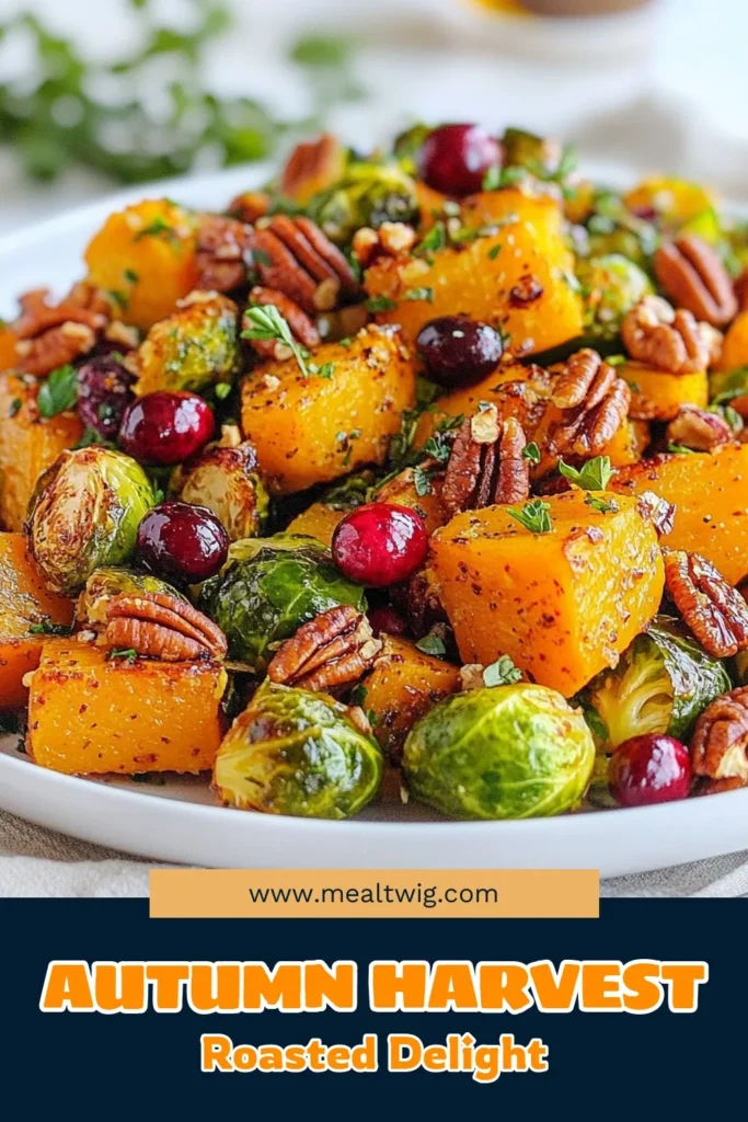 Looking for a delicious butternut squash recipe? Try this Butternut Brussels Cranberry Medley! This roasted butternut Brussels sprouts dish features fresh cranberries and a hint of maple syrup for a perfect fall vegetable recipe. Ideal as a cranberry vegetable side dish for your gatherings, it's both healthy and flavorful. Save this recipe to bring warmth to your table this season! #ButternutSquash #BrusselsSproutsMedley #FallVegetableRecipes #CranberrySideDish