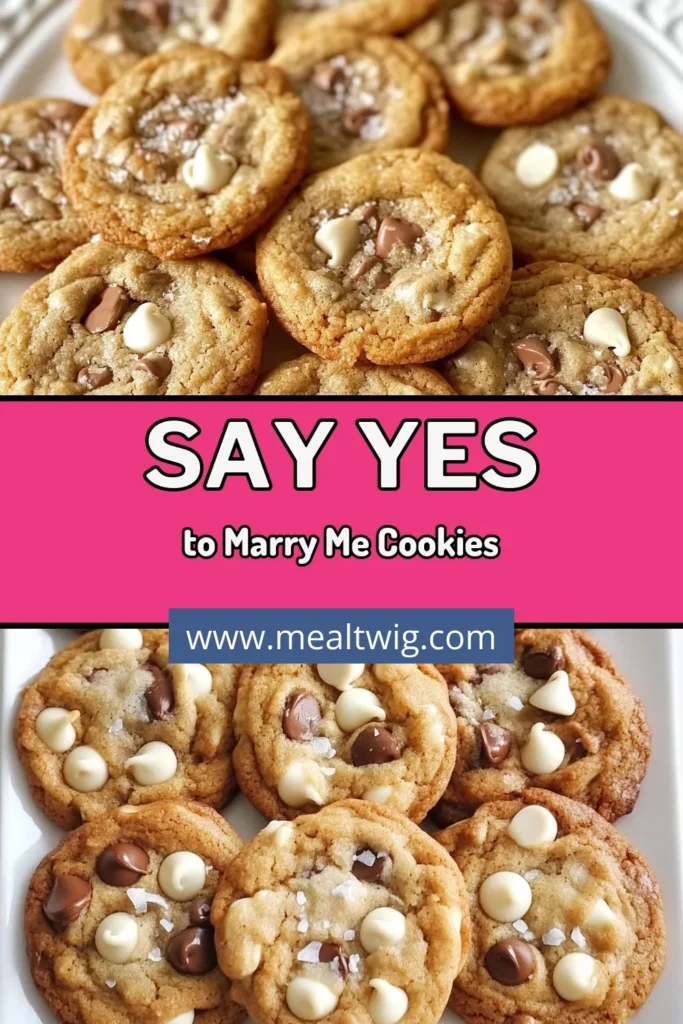Discover the ultimate Marry Me Cookies recipe that combines rich chocolate and nutty flavors! This easy cookie recipe features a delightful mix of white chocolate chips and optional macadamia nuts, perfect for homemade cookie gifts. Impress your loved ones with these chocolate chip cookie treats, perfect for any occasion. Ready to bake your way to love? Try this delicious Marry Me Cookies recipe today! #CookieLovers #BakingInspiration #EasyCookies #HomemadeGifts