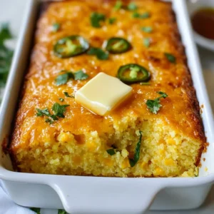 - 1 cup cornmeal - 1 cup all-purpose flour - 1 tablespoon baking powder - 1/2 teaspoon salt - 1/4 teaspoon baking soda - 1 cup buttermilk (or milk with 1 tsp vinegar) - 1/4 cup unsalted butter, melted - 2 large eggs - 1 cup shredded sharp cheddar cheese - 1-2 jalape&ntilde;os, finely chopped (remove seeds for less heat) - 1/4 cup honey (optional) Jalape&ntilde;os add a nice kick to the cornbread. They give it warmth and flavor. If you want less heat, remove the seeds. Cheddar cheese brings a rich, savory taste. It melts beautifully, adding creaminess. The combination of these flavors makes for a unique cornbread. If you prefer dairy-free, you can use almond milk instead of buttermilk. Add a teaspoon of vinegar to mimic the acidity of buttermilk. For a gluten-free option, swap all-purpose flour with a gluten-free blend. You can even mix in different cheeses like mozzarella or pepper jack for a twist. Adjust the jalape&ntilde;os based on your heat preference. {{ingredient_image_1}} Start by preheating your oven to 400&deg;F (200&deg;C). Grease an 8-inch square baking dish or a cast iron skillet. This will help your cornbread release easily after baking. In a large bowl, whisk together these dry ingredients: - 1 cup cornmeal - 1 cup all-purpose flour - 1 tablespoon baking powder - 1/2 teaspoon salt - 1/4 teaspoon baking soda Make sure they blend well. In another bowl, mix your wet ingredients: - 1 cup buttermilk (or substitute with milk and 1 teaspoon vinegar) - 1/4 cup melted unsalted butter - 2 large eggs If you want a touch of sweetness, add 1/4 cup honey to this mix. Whisk until everything is smooth. Now, pour the wet mixture into the dry ingredients. Stir gently until just combined. Be careful; over-mixing can make your cornbread tough. Next, fold in 1 cup of shredded sharp cheddar cheese and 1-2 finely chopped jalape&ntilde;os. If you want less heat, remove the seeds from the jalape&ntilde;os. Distribute them evenly in the batter. Pour the batter into your prepared dish or skillet. Smooth the top with a spatula. Bake in your preheated oven for 20-25 minutes. Look for a golden brown color. Also, stick a toothpick in the center. If it comes out clean, your cornbread is done. Let it cool for 5-10 minutes before slicing into squares. Always measure your ingredients carefully. Accurate measurements lead to better results. For the jalape&ntilde;os, finely chop them for even heat distribution. If you want a milder flavor, remember to remove the seeds. If you use honey, warm it slightly. This helps it mix better with the wet ingredients. When shredding cheese, use a box grater for better texture. Freshly shredded cheese melts better than pre-packaged cheese. Keep your oven at 400&deg;F (200&deg;C) for the best results. Bake for 20-25 minutes. Check at 20 minutes to see if it&rsquo;s done. Remember, every oven is different. Use a toothpick to test for doneness. If it comes out clean, you&rsquo;re ready to enjoy your cornbread! To make the best Jalape&ntilde;o Cheddar Cornbread, follow these tips: - Use fresh ingredients: Fresh cornmeal and cheese give the best flavor. - Measure correctly: Use the right measuring cups for dry and wet ingredients. - Preheat your oven: Always preheat to 400&deg;F. This helps your cornbread rise. - Avoid over-mixing: Mix until just combined. Too much mixing makes it tough. - Check for doneness: Use a toothpick. It should come out clean when done. If your cornbread is dense, it may be due to over-mixing. Stop mixing when you see no dry flour. If it&rsquo;s too dry, check your oven&rsquo;s temperature. An oven that runs hot can dry it out. You can also try adding a splash more buttermilk next time. For a cornbread that sticks to the pan, ensure you grease it well before pouring in the batter. Serve your warm cornbread straight from the pan. Top it with a pat of butter for extra flavor. Pair it with chili or soup for a hearty meal. You can also enjoy it with honey on the side for sweetness. For a fun twist, sprinkle fresh cilantro on top before serving. This adds a nice touch and color. Pro Tips Use Fresh Jalape&ntilde;os: Fresh jalape&ntilde;os provide the best flavor and heat. Adjust the quantity based on your spice preference. Don&rsquo;t Over-Mix: Mixing the batter too much can lead to tough cornbread. Stir until just combined for a light texture. Check for Doneness: Ovens can vary, so check your cornbread a few minutes early. It should be golden brown and a toothpick should come out clean. Serving Suggestions: Serve warm with butter and honey for a delightful contrast to the spicy jalape&ntilde;os. {{image_2}} You can control the heat in your cornbread by adjusting the jalape&ntilde;os. For a spicy kick, use two jalape&ntilde;os with seeds. If you want less heat, remove the seeds and use just one. You can even skip the jalape&ntilde;os altogether for a mild version. This makes your cornbread suitable for everyone. Feel free to get creative with add-ins! Adding fresh corn gives a sweet crunch. You can also mix in herbs like cilantro or chives for extra flavor. Different cheeses can change the taste too. Try pepper jack for more spice or a mild cheese for a softer flavor. Experimenting makes each batch unique! If you need gluten-free cornbread, swap the all-purpose flour for a gluten-free blend. For a vegan version, use plant-based milk and replace the eggs with flax eggs. Simply mix one tablespoon of flaxseed meal with three tablespoons of water for each egg. These adjustments keep your cornbread tasty while meeting your dietary needs. To keep your Jalape&ntilde;o Cheddar Cornbread fresh, store it properly. You can refrigerate or freeze it. For refrigeration, wrap the cornbread in plastic wrap or place it in an airtight container. This keeps moisture in and prevents it from drying out. If you want to freeze it, slice the cornbread first. Wrap each slice in plastic wrap, then place them in a freezer bag. This method helps you grab a slice any time you crave it. When stored in the fridge, your cornbread lasts about 3 to 5 days. If you freeze it, it can last up to 3 months. Just remember to label the bag with the date. This helps you keep track of how long it's been stored. For the best taste, reheat your cornbread in the oven. Preheat the oven to 350&deg;F (175&deg;C). Place the cornbread on a baking sheet and cover it with foil to prevent drying. Heat for about 10-15 minutes or until it's warm throughout. You can also use a microwave if you're in a hurry. Place a slice on a microwave-safe plate and heat for 15-30 seconds. Just be careful not to overheat; you want it warm, not hot and chewy. Enjoy your cornbread fresh and tasty! You can use milk mixed with vinegar as a buttermilk substitute. To make one cup of buttermilk, add 1 teaspoon of vinegar to a cup of milk. Let it sit for about five minutes until it thickens slightly. This simple swap works well in the recipe. Check the cornbread after about 20 minutes. Insert a toothpick into the center. If it comes out clean, the cornbread is done. You want a golden-brown top and a firm texture. If it needs more time, bake for an extra 5 minutes. Yes, you can prepare the batter ahead of time. Mix the dry and wet ingredients and store them separately in the fridge. When ready, combine them and bake. You can also bake the cornbread a day ahead. Just store it in an airtight container at room temperature. Reheat it before serving for the best taste. This blog post covered every step to make jalape&ntilde;o cheddar cornbread. We looked at key ingredients, cooking steps, and helpful tips. I shared ways to adjust flavors and diets, plus storage tricks. Remember, the right ingredients make a big difference. Follow the baking tips to avoid mistakes. Enjoy your cornbread warm with butter or alongside your favorite chili. I hope this makes your cooking fun and easy!
