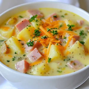 Ham & Potato Soup Flavorful Comfort Food Recipe