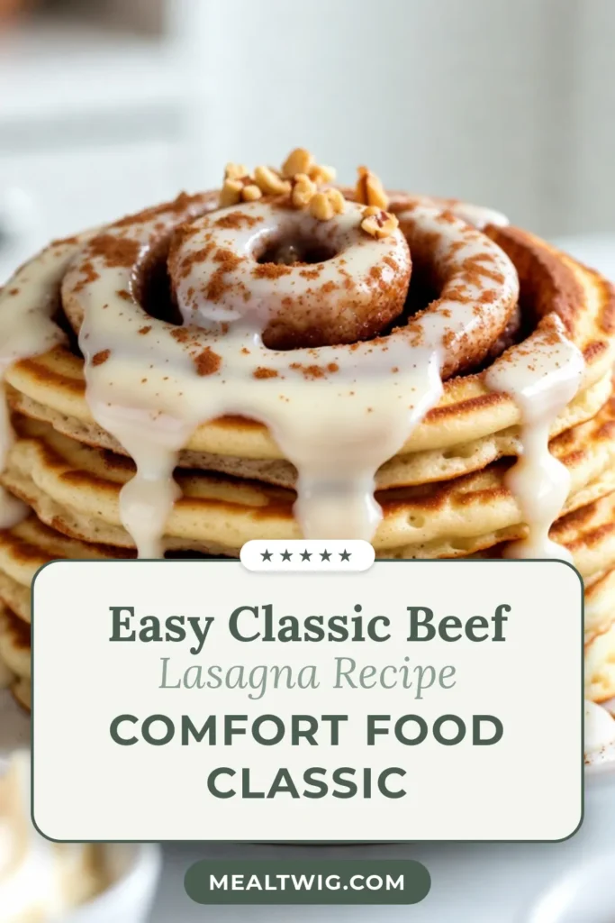 Indulge in the ultimate breakfast treat with these delicious cinnamon roll pancakes! A perfect twist on a classic, this easy pancake recipe features a delightful cinnamon swirl and is topped with creamy cream cheese frosting. Get ready for a mouthwatering brunch that everyone will love! Make these cinnamon swirl pancakes today and elevate your breakfast game. Don't forget to save this recipe! #CinnamonRollPancakes #EasyPancakeRecipe #BreakfastPancakes #CinnamonSwirlPancakes