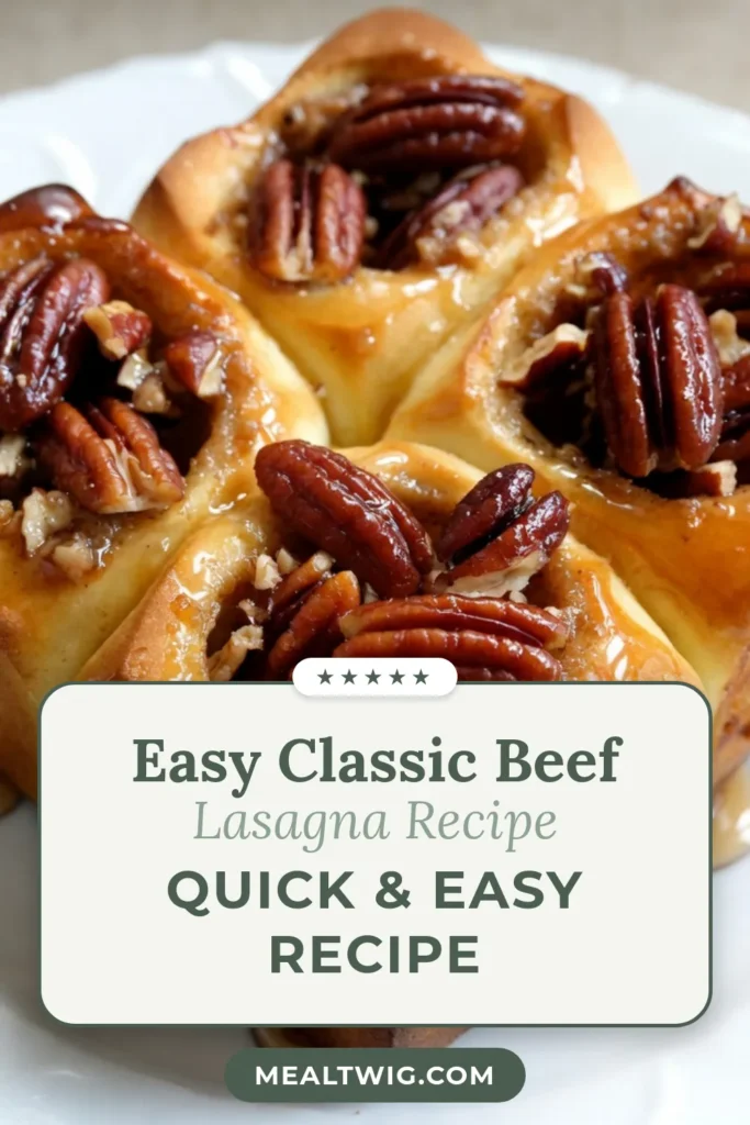 Indulge in the perfect blend of flavors with this Maple Pecan Sticky Buns recipe. These homemade sticky buns are delightfully easy to prepare and make for a fantastic breakfast or dessert. Featuring rich maple syrup and crunchy pecans, they are sure to satisfy your sweet tooth! Try this delightful recipe today and bring warmth to your kitchen. Save this for your next baking adventure! #MaplePecanStickyBuns #EasyStickyBuns #PecanDessertRecipes #MapleSyrupDesserts