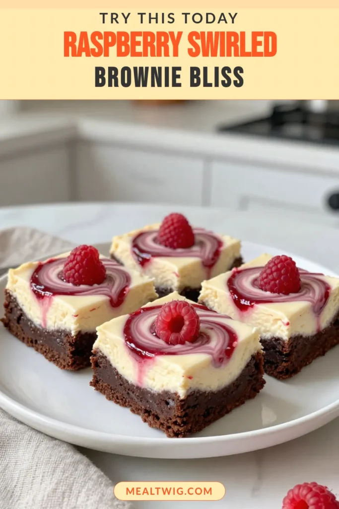 Indulge in the perfect treat with these Raspberry Cheesecake Brownies! This swirl brownie recipe combines rich chocolate and creamy raspberry cheesecake for an easy chocolate raspberry dessert that's sure to impress. Packed with flavors, these cream cheese brownies are homemade bliss in every bite. Don't wait—try this delicious recipe today! Save it for your next baking adventure! #RaspberryCheesecakeBrownies #SwirlBrownieRecipe #EasyChocolateDessert #HomemadeRaspberryBrownies