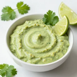 - 1 ripe avocado - 1 cup fresh cilantro leaves, packed - 1 small garlic clove - 2 tablespoons lime juice - 1/4 cup Greek yogurt or plant-based yogurt - 1/4 cup olive oil - 1 teaspoon honey or maple syrup - Salt and pepper to taste - Water (as needed to thin) When choosing avocados, look for ones that feel slightly soft but not mushy. Press gently on the skin; it should give a little. Dark green avocados are usually ripe. For cilantro, select bright green leaves without any wilting or yellow spots. Fresh cilantro should smell fragrant. If you need a yogurt substitute, try plant-based yogurt made from almonds or coconuts. These options add creaminess without dairy. You can also use silken tofu blended until smooth. It adds a nice texture and is a great vegan choice. {{ingredient_image_1}} To make this creamy avocado cilantro dressing, start by cutting the ripe avocado in half. Remove the pit and scoop the green flesh into your blender or food processor. Next, add the fresh cilantro leaves, a small garlic clove, and lime juice. This mix gives the dressing a bright and fresh taste. Then, spoon in the Greek yogurt for creaminess. Drizzle in the olive oil to add richness. For a touch of sweetness, include honey or maple syrup. Blend all these ingredients on high until the mixture is smooth and creamy. If the dressing feels too thick, add water a tablespoon at a time. Blend again until you reach your desired consistency. Finally, season with salt and pepper to taste, and blend once more. You can use either a blender or a food processor for this dressing. A blender often creates a smoother texture. If you want a quick blend, the food processor works well too. I prefer a blender for this recipe because it makes the dressing silky smooth. Choose what you have on hand, and you can&rsquo;t go wrong! To get the perfect consistency, start with less water. Blend first, then add water gradually. This way, you control how thin or thick your dressing gets. Taste as you go! If it feels too thick, add a bit more water. Always remember to blend again after adding water. This method ensures a creamy dressing that coats your salads perfectly. To keep your creamy avocado cilantro dressing fresh, store it in an airtight container. This helps prevent air from causing browning. Place a piece of plastic wrap directly on the surface of the dressing before sealing. It will last in the fridge for about three days. If you notice any color change, just give it a quick stir. Want to make the dressing your own? Try adding a pinch of cumin for warmth or a dash of chili powder for heat. You can also mix in diced jalape&ntilde;os for a spicy kick. If you like tanginess, add more lime juice or a splash of vinegar. These simple tweaks can take your dressing from good to great. One common mistake is adding too much liquid at once. Always add water slowly to achieve the right thickness. Another mistake is not tasting the dressing before serving. Adjust the salt and pepper to your liking. Lastly, avoid using overripe avocados, as they can make the dressing taste off. Stick with ripe but firm avocados for the best flavor. Pro Tips Use Ripe Avocados: Ensure your avocados are perfectly ripe for the creamiest texture and best flavor. A gentle squeeze should yield slightly to pressure. Adjust Consistency: If the dressing is too thick, gradually add water to achieve your desired consistency. This allows for versatility depending on how you plan to use it. Flavor Enhancements: Experiment with additional herbs or spices, such as jalape&ntilde;o for heat or cumin for an earthy depth, to customize the dressing to your taste. Storage Tips: Store the dressing in an airtight container in the refrigerator. It&rsquo;s best used within a week, but you can extend freshness by adding a little extra lime juice. {{image_2}} To add some heat, try jalape&ntilde;os. Start with one small pepper. Remove the seeds for less spice. Blend it with the other ingredients. This adds a nice kick to the creamy texture. You can adjust the amount based on your taste. I recommend tasting as you blend. If you want a vegan option, use plant-based yogurt. Coconut or almond yogurt works well. This keeps the dressing creamy without dairy. Just swap the Greek yogurt for your choice. The taste remains fresh and vibrant. You can enjoy this dressing without animal products. Feel free to get creative with add-ins. Try adding nuts or seeds for crunch. Chia seeds or sunflower seeds are great. You can also use other herbs like parsley or dill. This changes the flavor while keeping it fresh. Mix and match to find your favorite blend. Creamy Avocado Cilantro Dressing lasts about 3 to 5 days in the fridge. After this time, the avocado may brown and change flavor. Always check for any off smells or colors before using. To keep the dressing fresh, store it in an airtight container. Press plastic wrap directly onto the surface of the dressing before sealing the lid. This helps reduce air exposure and slows browning. You can freeze this dressing for up to 3 months. Use an ice cube tray to portion it out. Once frozen, transfer the cubes to a freezer bag. When ready to use, thaw in the fridge overnight or blend with a little water to revive its creamy texture. You can use this dressing on many dishes. It is great on salads, tacos, and grilled chicken. You can also drizzle it over roasted veggies or use it as a dip for chips. This dressing adds a fresh flavor to any meal. Yes, you can swap lime juice for lemon juice. Lemon juice gives a similar tangy taste. You can also use vinegar for a different flavor. Just keep in mind that it may change the overall taste a bit. Definitely! This dressing is made with fresh ingredients. Avocado provides healthy fats, and Greek yogurt adds protein. Fresh cilantro is rich in vitamins. Overall, this dressing is a nutritious choice for your meals. Yes, you can make this dressing in advance. It keeps well in the fridge for up to a week. Just store it in an airtight container. This lets the flavors blend and deepen over time. To adjust thickness, add water one tablespoon at a time. Blend after each addition until you reach your desired consistency. This helps you get the perfect pourable dressing. This blog post covered everything you need for Creamy Avocado Cilantro Dressing. You learned the best ingredients and how to pick fresh avocados and cilantro. I shared easy steps on using blenders and food processors. You discovered tips for storing leftovers and personalizing flavors. We explored tasty variations and storage options. In the end, this dressing offers flavor, health, and fun. Enjoy creating your version!