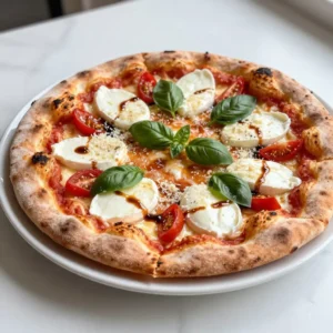 - 2 large whole wheat flatbreads - 1 cup fresh mozzarella cheese, sliced - 1/4 cup grated Parmesan cheese - 1 cup San Marzano tomatoes, crushed (or canned tomatoes) - 1 clove garlic, minced - 1 tablespoon olive oil - Salt and pepper to taste - Fresh basil leaves, for garnishing To make Margherita flatbread pizza, you need simple and fresh ingredients. Whole wheat flatbreads serve as the base. The fresh mozzarella melts wonderfully, giving the pizza that classic taste. Grated Parmesan adds a nice salty touch. We use San Marzano tomatoes for a rich flavor. Fresh garlic enhances the sauce and makes it aromatic. Olive oil is key to bringing everything together. Don&rsquo;t forget to season with salt and pepper! - Balsamic glaze (optional, for drizzling) If you want to elevate your dish, consider adding balsamic glaze. It brings a sweet tanginess that complements the pizza. Just drizzle it on top before serving for a pop of flavor! - Baking sheet - Parchment paper - Small bowl for sauce - Knife for slicing cheese You&rsquo;ll need a baking sheet to hold your flatbreads. Lining it with parchment paper makes clean-up easy. A small bowl helps mix the sauce well. Use a knife to slice your cheese evenly for the best melt. These tools make the cooking process smooth and fun! {{ingredient_image_1}} Start by making your pizza sauce. In a small bowl, mix one cup of crushed San Marzano tomatoes with one minced garlic clove. Add one tablespoon of olive oil, and then season with salt and pepper. Stir this mixture well. This sauce gives the pizza a rich and fresh taste. Next, take two large whole wheat flatbreads. Place them on a baking sheet lined with parchment paper. Spread the tomato sauce evenly over each flatbread. Leave a small border around the edges. This will help keep the toppings in place. Now, add the fresh mozzarella slices on top of the sauce. Sprinkle the grated Parmesan cheese over the mozzarella for extra flavor. Preheat your oven to 425&deg;F (220&deg;C). Once it's hot, bake the flatbreads for about 10 to 12 minutes. You want the cheese to be melted and bubbly. After baking, let the flatbreads cool for a minute. Finish with fresh basil leaves on top. If you like, drizzle some balsamic glaze over the pizza. Slice the flatbreads and serve them on a wooden board. Enjoy the fresh, vibrant flavors! To get the best flavor, use fresh ingredients. I love San Marzano tomatoes for their sweet taste. Crush them by hand for a rustic feel. Mix in minced garlic and olive oil for a rich sauce. Don&rsquo;t forget to add salt and pepper to taste. This step brings out the sauce's natural sweetness. For great melting cheese, use fresh mozzarella. Slice it thinly for even melting. Spread the cheese evenly over the sauce. This helps it melt well and cover all parts. Adding grated Parmesan on top gives a nice flavor boost. It also adds a lovely brown color when baked. Presentation makes your pizza look fancy. Serve the flatbread on a wooden board for a rustic touch. Slice it into pieces for easy sharing. Garnish with fresh basil leaves for color and aroma. A drizzle of balsamic glaze adds a sweet finish. You can also serve a small bowl of glaze on the side for dipping. This makes your meal feel special and inviting. Pro Tips Use Fresh Ingredients: Opt for fresh mozzarella and ripe tomatoes for the best flavor and texture in your flatbread pizza. Customize Your Toppings: Feel free to add other toppings such as saut&eacute;ed mushrooms, olives, or arugula to elevate your pizza experience. Perfect Cheese Melting: For an extra bubbly crust, broil the pizza for the last minute of cooking. Just keep an eye on it to avoid burning. Let It Rest: Allow the pizza to cool for a minute before slicing to help the cheese set and prevent it from sliding off. {{image_2}} To make a gluten-free version, swap whole wheat flatbreads for gluten-free ones. Many brands make tasty gluten-free flatbreads. Look for ones made from rice flour or almond flour. Your pizza will still taste great! Use the same toppings, like mozzarella and fresh basil. Just watch the baking time. Gluten-free crusts might bake quicker. Want more veggies? Try adding sliced bell peppers, mushrooms, or spinach. These add flavor and nutrition. You can mix them in the sauce. Just chop them finely. Spread them on the flatbreads before the cheese. This makes your pizza colorful and fun. Plus, it helps you get your daily veggies! For a twist, add pesto or arugula. Spread a thin layer of pesto on the flatbread before the sauce. This gives a nice herb flavor. After baking, top with fresh arugula. It adds a peppery bite and looks beautiful. You can also drizzle balsamic glaze for extra sweetness. Each of these twists keeps the classic taste alive while adding something new! To store leftover flatbread pizza, let it cool first. Once cool, wrap each slice in plastic wrap or foil. You can also place slices in an airtight container. Keep it in the fridge for up to three days. This way, you can enjoy it later without losing flavor. When you're ready to eat, reheat the pizza in the oven. Preheat the oven to 350&deg;F (175&deg;C). Place the slices on a baking sheet. Bake for about 10 minutes, or until warm. This method keeps the crust crispy. You can also use a microwave, but the crust may get soft. Heat slices for about 30 seconds, or until warm. To freeze flatbread pizza, wrap each slice tightly in plastic wrap. Then, place the wrapped slices in a freezer bag. Make sure to remove as much air as possible. You can freeze for up to three months. When ready to eat, thaw in the fridge overnight before reheating. I recommend using whole wheat flatbreads. They add a nice nutty flavor. You can also try pita bread or naan if you want a different texture. Both options work well with the toppings. Choose what you enjoy most. Yes, you can use different cheeses. If you want a stronger flavor, try goat cheese or feta. For a creamier texture, you can use ricotta. Just keep in mind that the classic Margherita uses fresh mozzarella for that perfect melt. To make it vegan, simply skip the cheeses. You can use vegan mozzarella or cashew cream instead. For a nice flavor boost, add nutritional yeast on top. This will give you a cheesy taste without using dairy. In this blog post, we explored how to create a tasty Margherita flatbread pizza. We discussed the main ingredients, step-by-step baking, and tips for great flavor. You learned about fun variations, storage tips, and answered common questions. Making this pizza is easy and fun. With a few simple steps, you can impress your taste buds and enjoy a delicious meal. So, gather your ingredients and start your pizza-making journey today!