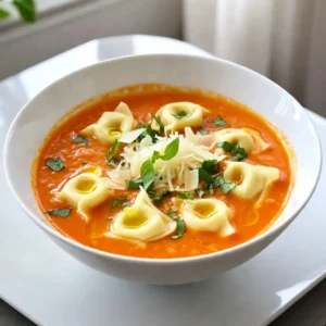 Creamy Tomato Basil Tortellini Soup Flavor Boost