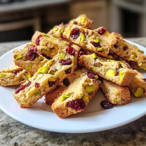 Cranberry Pistachio Biscotti Delightful and Easy Recipe