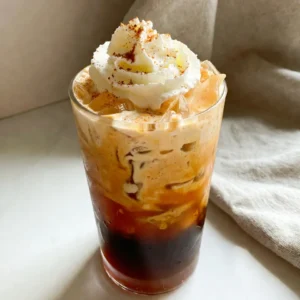 - 1 cup cold brew coffee - 1/2 cup milk of choice (almond, oat, or regular) - 3 tablespoons pumpkin puree - 1 tablespoon maple syrup - 1/2 teaspoon vanilla extract - 1/2 teaspoon pumpkin pie spice - Whipped cream (optional) - Ice cubes To create the perfect Pumpkin Cream Cold Brew, you need simple, fresh ingredients. Start with cold brew coffee. The rich flavor makes this drink special. Next, choose your milk. Almond, oat, or regular milk all work well. Pumpkin puree gives this drink its seasonal vibe. Add maple syrup for sweetness. You can adjust this based on your taste. Vanilla extract adds a warm touch. Pumpkin pie spice gives that classic fall flavor. If you like, add whipped cream on top for extra creaminess. Finally, don't forget ice cubes. They keep your drink cold and refreshing. With these ingredients, you can make a drink that tastes just like your favorite caf&eacute; treat. {{ingredient_image_1}} First, grab a medium bowl. In this bowl, whisk together the following: - 3 tablespoons pumpkin puree - 1 tablespoon maple syrup - 1/2 teaspoon vanilla extract - 1/2 teaspoon pumpkin pie spice Make sure everything blends well. You want a smooth, creamy mixture. This pumpkin mix adds great flavor. Next, take a large glass and fill it with ice cubes. After that, pour in 1 cup of cold brew coffee. Once your cold brew is in, add 1/2 cup of your preferred milk. You can use almond, oat, or regular milk. Stir gently to combine. Now comes the fun part! Carefully spoon the pumpkin mixture over the top of your cold brew. It should float slightly, creating a beautiful layered look. If you want, top it off with whipped cream and a sprinkle of pumpkin pie spice. This adds extra flavor and visual appeal. Serve your drink right away. When you&rsquo;re ready to enjoy, stir it gently to mix in the pumpkin cream. Choosing the best milk can change your drink. I love using almond or oat milk. They add a nice nutty flavor. Regular milk works well too. It gives a creamy texture. For a thicker drink, try full-fat versions. Each option offers a different taste, so pick what you like best! You can modify the sweetness with maple syrup. Start with one tablespoon and taste. Some like it sweeter, while others prefer less. Maple syrup adds a rich flavor. If you want a different twist, you can try honey or agave nectar. These can enhance your drink's flavor profile too. Garnishing makes your drink look stunning! Top it with whipped cream for a treat. A sprinkle of pumpkin pie spice adds a nice touch. Use a little extra for more flavor. Layering the pumpkin cream looks beautiful in the glass. It makes your drink feel special and festive. Pro Tips Use Fresh Pumpkin Puree: For the best flavor, consider using homemade pumpkin puree instead of canned. It enhances the taste and freshness of your drink. Adjust Sweetness: The sweetness of maple syrup can vary, so taste your mixture before adding more. You want just enough to complement the pumpkin flavor without overpowering it. Experiment with Milks: Different types of milk can change the creaminess and flavor of your cold brew. Try using coconut milk for a tropical twist or oat milk for a creamier texture. Layering Technique: When spooning the pumpkin mixture over the cold brew, do it slowly to create a beautiful layered effect. This presentation makes the drink even more appealing. {{image_2}} You can easily make this drink dairy-free. Just swap regular milk for coconut or almond milk. Both options add a nice flavor. Coconut milk has a creamy texture and a hint of sweetness. Almond milk is lighter but still tasty. Both will help you enjoy this drink without dairy. Want to change the sweetness? You can try honey or agave nectar. Both add a unique twist to the drink. Honey has a rich flavor that blends well with pumpkin. Agave nectar is a great choice if you want a lighter sweet taste. Adjust the amount to suit your taste buds. You can also have fun with new flavors. Add chocolate or caramel to your drink. A drizzle of chocolate syrup brings a sweet, rich taste. Caramel adds a lovely buttery flavor that pairs well with pumpkin. These options turn your cold brew into a seasonal treat. To keep your pumpkin puree fresh, store it in an airtight container. A glass jar works great. Always label it with the date. This way, you can track how long it has been in the fridge. Use it within five to seven days for the best taste. If you want to store it longer, freeze the puree in ice cube trays. Once frozen, pop the cubes into a bag. This method makes it easy to use just what you need later. For milk, keep it in its original container. Make sure the cap is tight to avoid spills. Store it in the main part of the fridge, not the door. This keeps it cold and fresh longer. Use any milk, like almond or oat, within a week of opening. Always check for the smell before using. Storing cold brew coffee properly helps it taste fresh. Keep it in a sealed container, like a pitcher or jar. Make sure the container is clean to avoid flavors mixing. Store it in the fridge for up to one week. After that, it loses its rich flavor. If you make a lot of cold brew, consider storing it in smaller jars. This way, you can grab one without opening the whole batch. Always remember to give it a quick stir before pouring. This helps mix any settled flavors. Enjoy your cold brew at its best! Yes, you can use regular coffee. However, cold brew gives a smoother taste. It has less acidity than hot coffee. This means it won't taste bitter. If using hot coffee, let it cool before mixing. Then, add ice to keep it cold. Making cold brew is simple! Start with coarsely ground coffee. Use a ratio of 1 cup of coffee to 4 cups of water. Combine them in a jar or pitcher. Let it steep in the fridge for 12 to 24 hours. After steeping, strain it through a filter or cheesecloth. Your cold brew is ready to enjoy! Yes, this recipe can easily be vegan. Just choose plant-based milk, like almond or oat. The pumpkin puree and maple syrup are already vegan-friendly. You can skip whipped cream or use a vegan version. Enjoy this tasty drink without worry! This blog post covered a simple and tasty pumpkin drink recipe. You learned about key ingredients, how to prepare the pumpkin mixture, and assemble your drink. We also shared tips for creaminess and flavor adjustments, plus fun variations for everyone. In conclusion, this drink is easy to make and full of flavor. Whether you enjoy it for fall or any time, it&rsquo;s fun to try different options and make it your own. Enjoy your pumpkin drink!